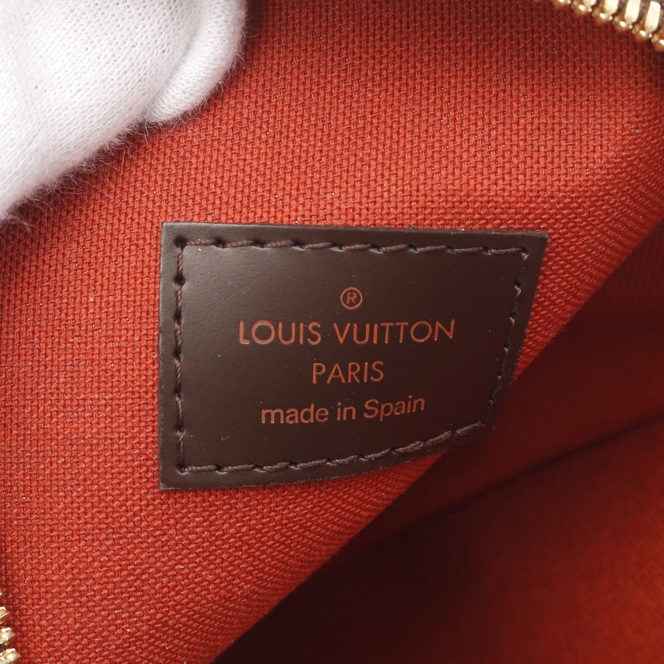 Louis Vuitton Louis Vuitton Pochette Ganju Damier Ebene Body Bag Waist Leather Brown Sp Order Product Size ONE SIZE - 4 Thumbnail