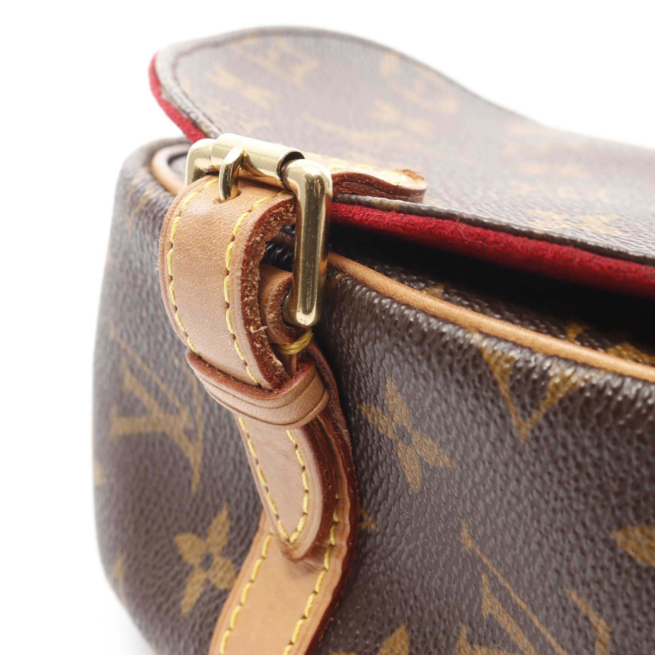 Louis Vuitton Louis Vuitton Tambourine Monogram Shoulder Bag Leather Brown Size ONE SIZE - 7 Thumbnail
