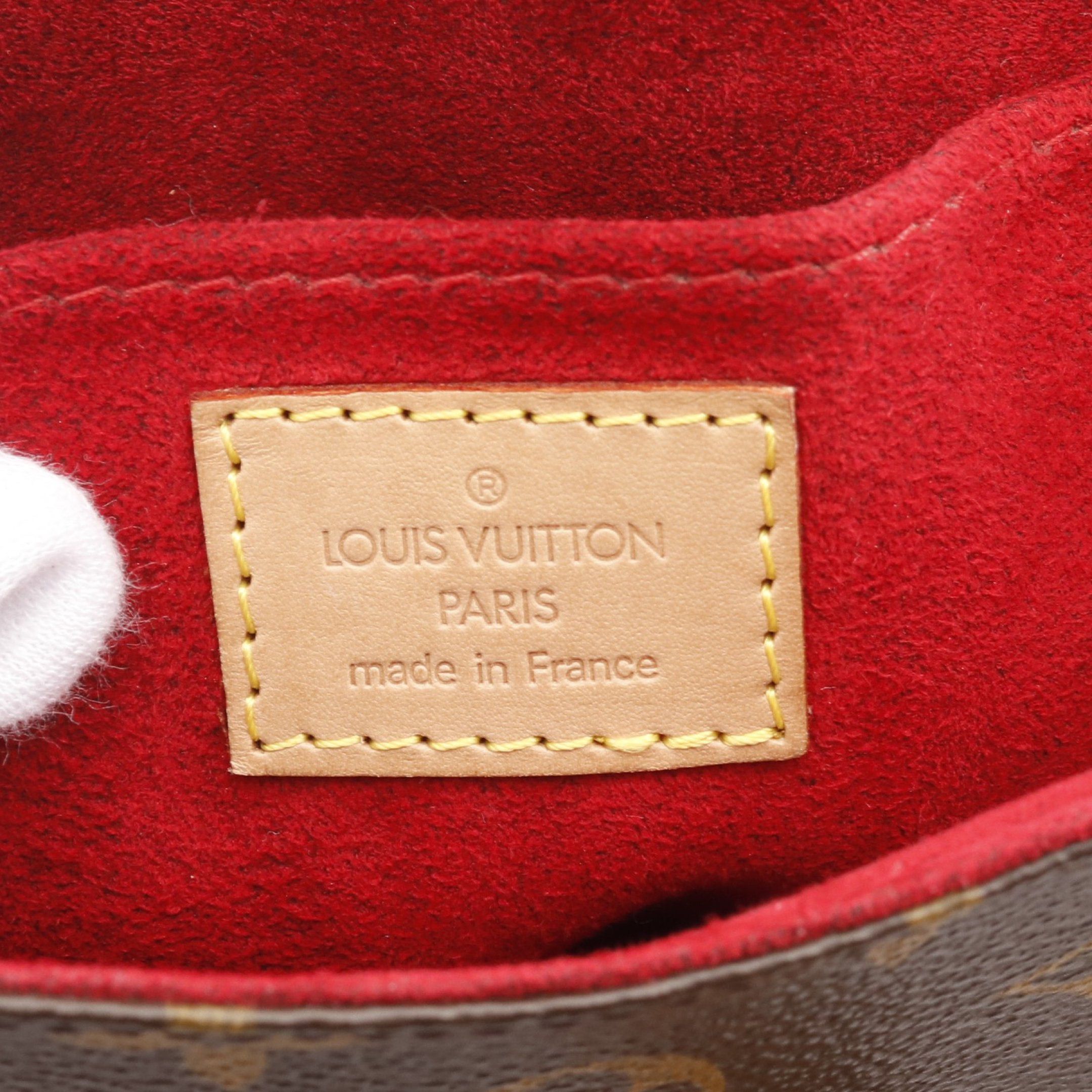 Louis Vuitton Louis Vuitton Tambourine Monogram Shoulder Bag Leather Brown Size ONE SIZE - 4 Thumbnail