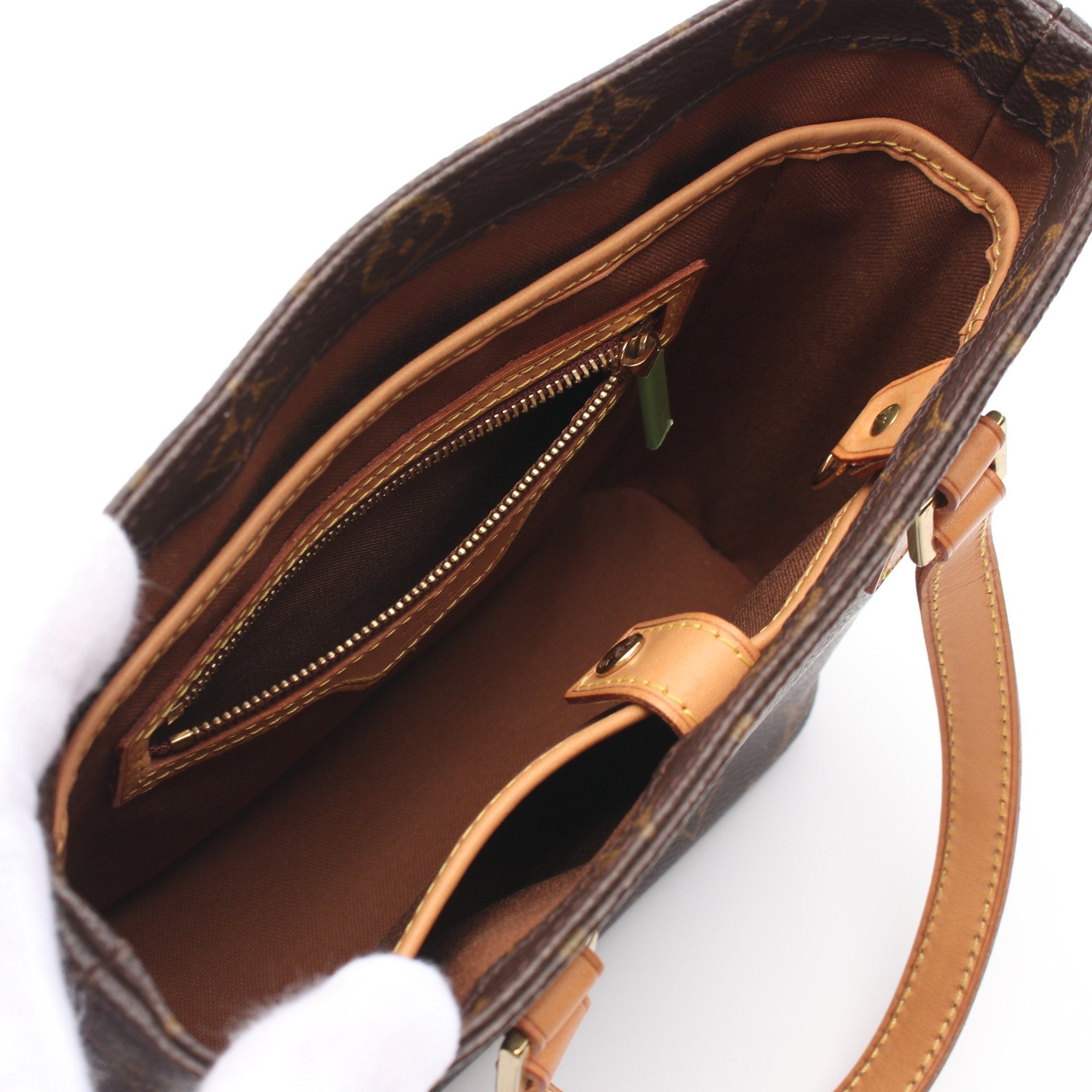 Louis Vuitton Louis Vuitton Vavin Pm Monogram Handbag Leather Brown Size ONE SIZE - 3 Thumbnail