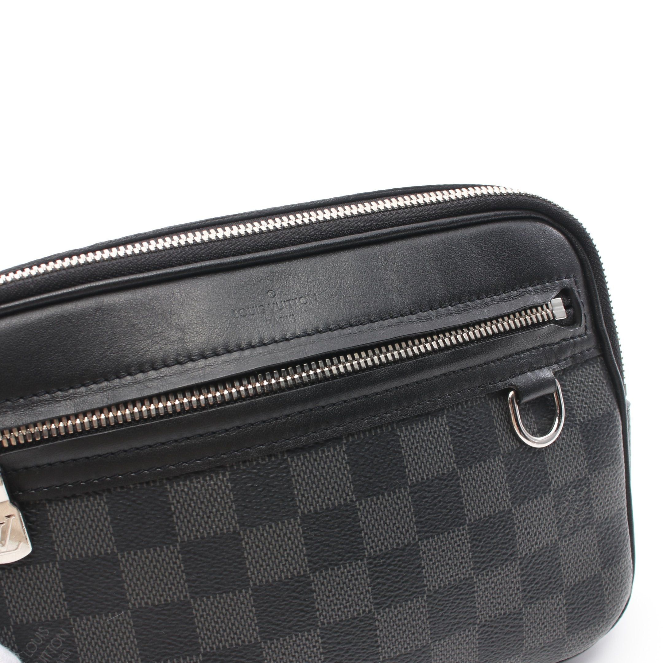 Louis Vuitton Louis Vuitton Scott Messenger Damier Graphite Shoulder Bag Leather Black Size ONE SIZE - 11 Thumbnail