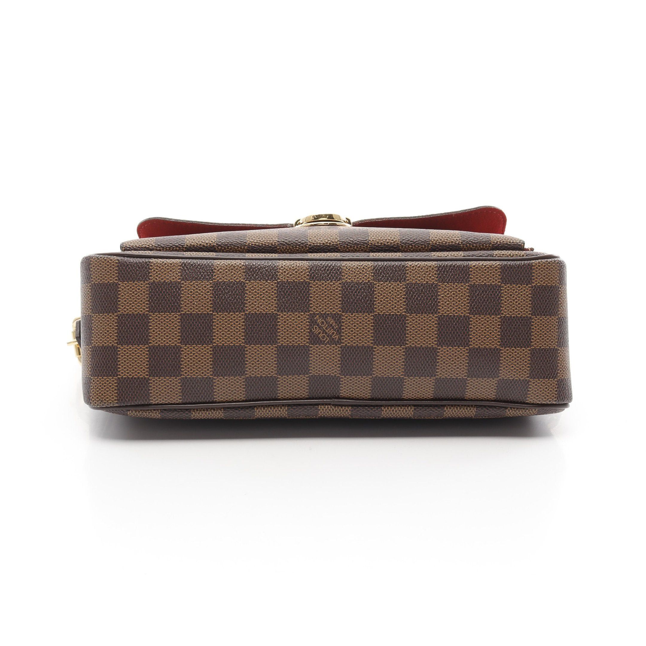 Louis Vuitton Louis Vuitton Ravello Gm Damier Ebene Shoulder Bag Leather Brown Size ONE SIZE - 14 Thumbnail