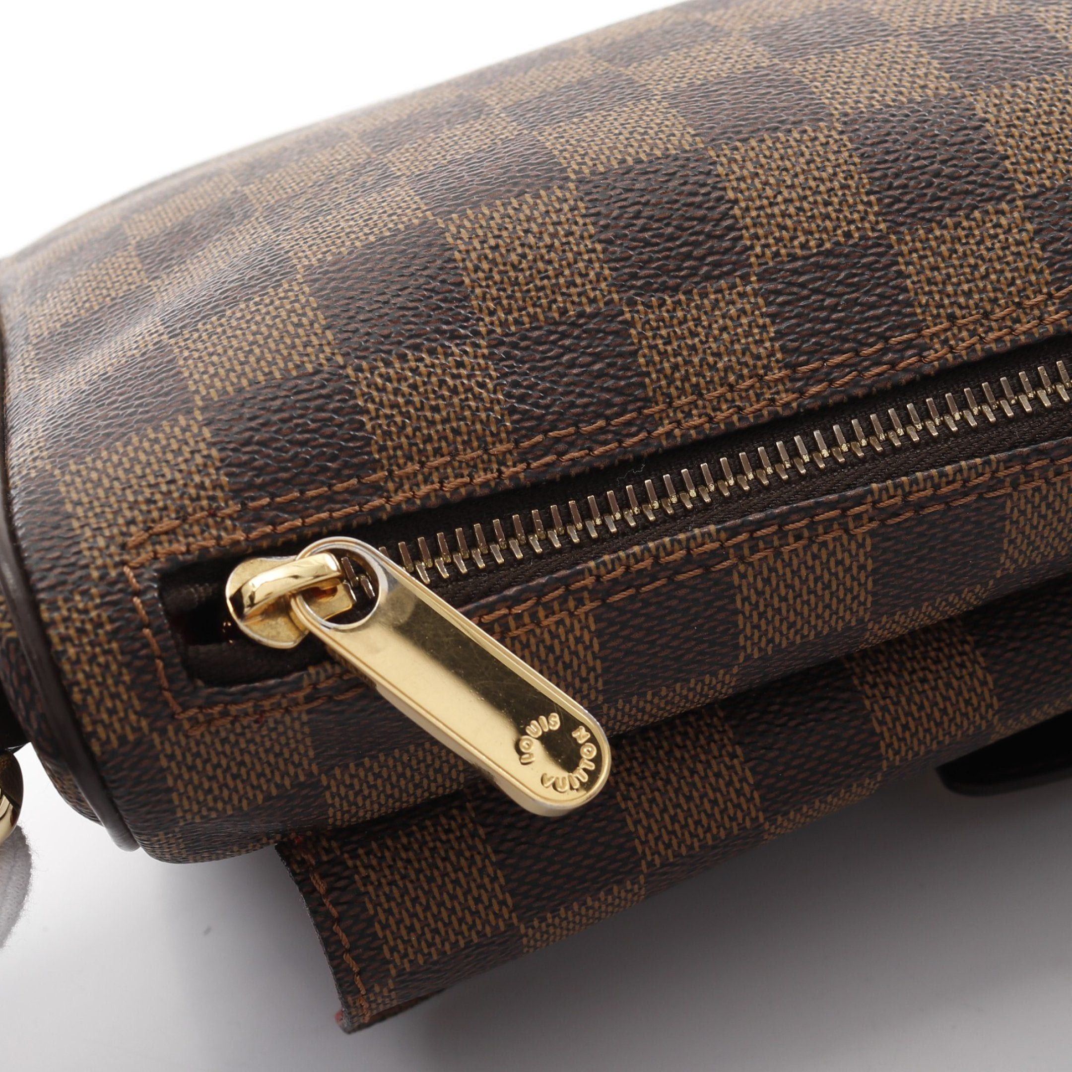 Louis Vuitton Louis Vuitton Ravello Gm Damier Ebene Shoulder Bag Leather Brown Size ONE SIZE - 10 Thumbnail