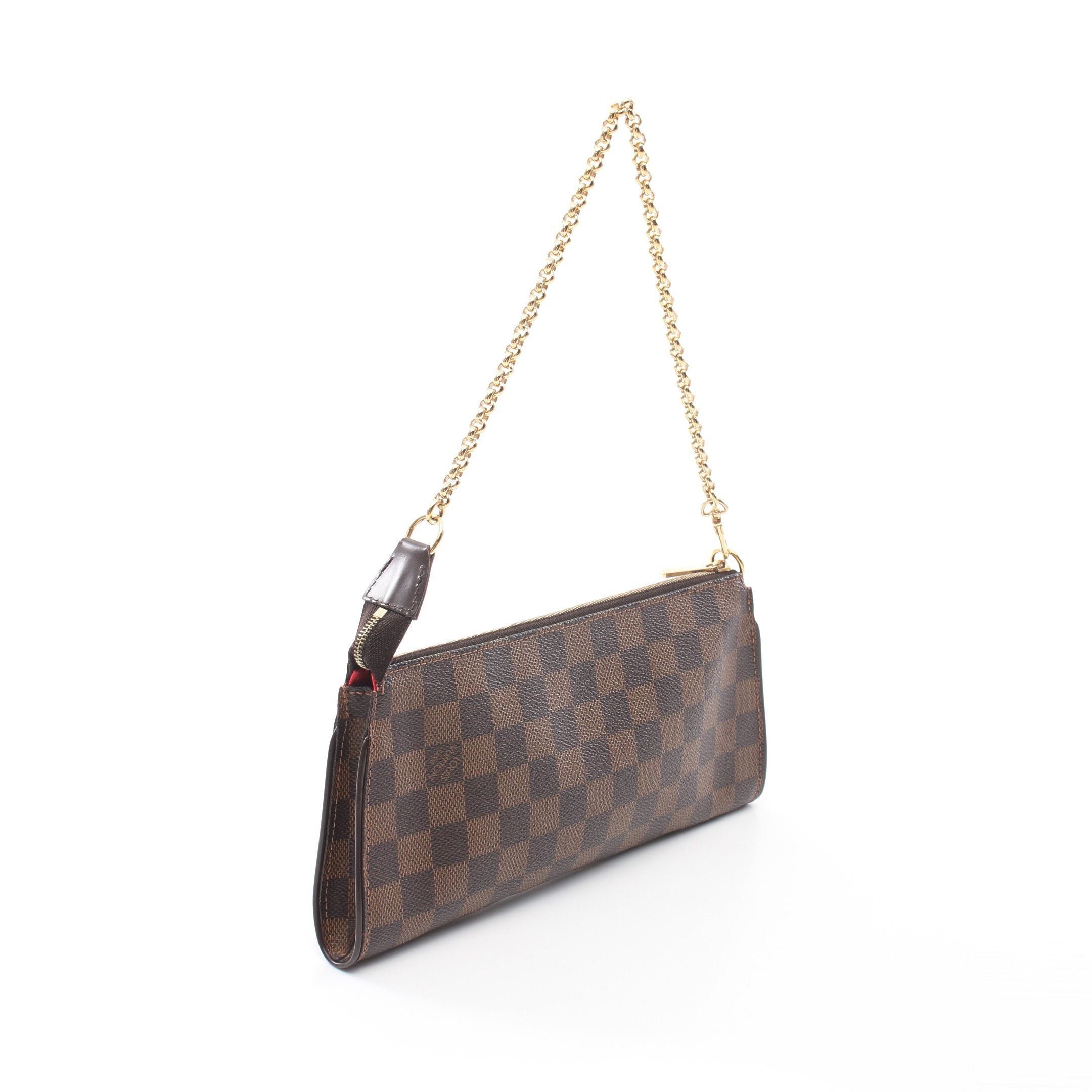 Louis Vuitton Louis Vuitton Sophie Damier Ebene Chain Handbag Leather Brown Size ONE SIZE - 2 Thumbnail