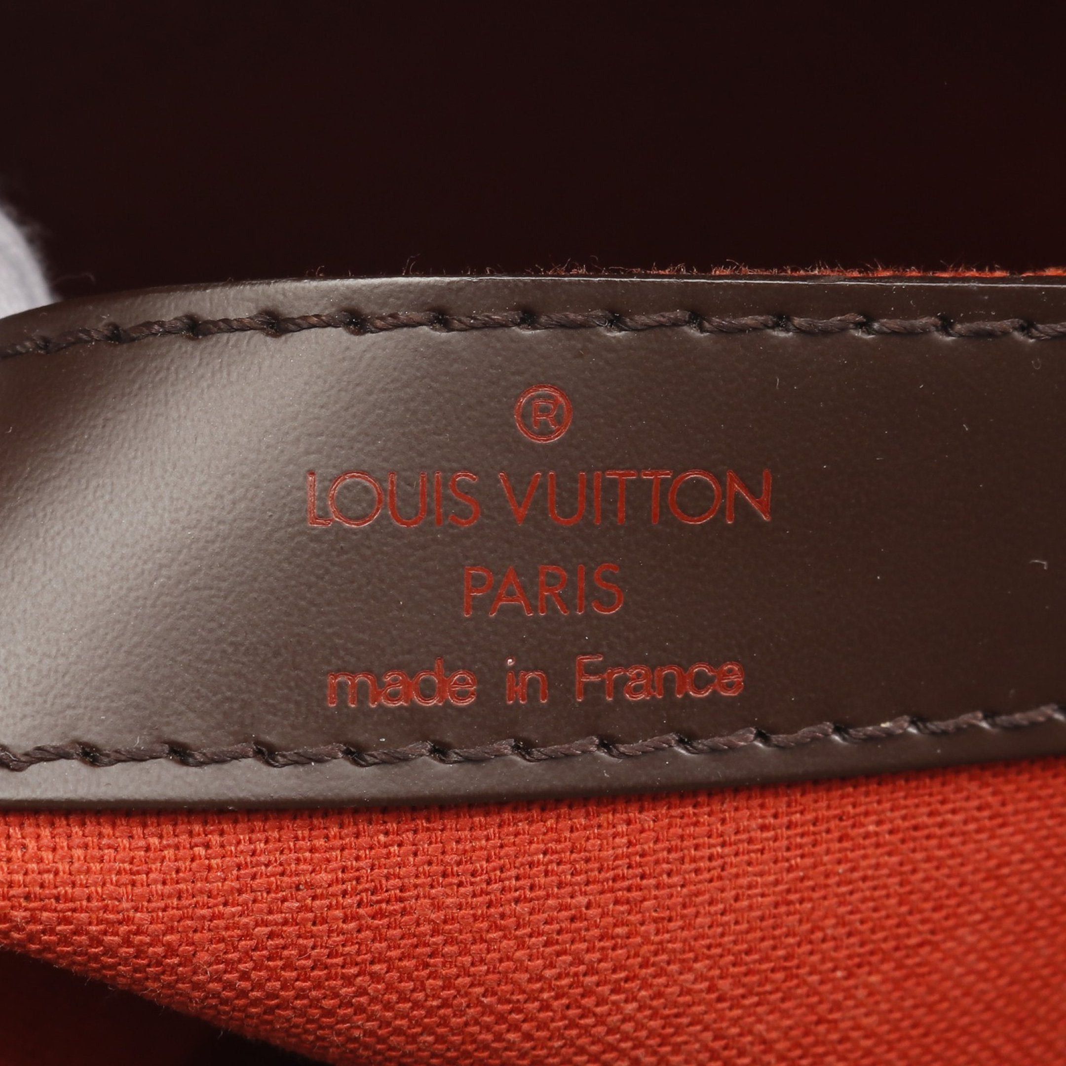 Louis Vuitton Louis Vuitton Naviglio Damier Ebene Shoulder Bag Leather Brown Size ONE SIZE - 4 Thumbnail