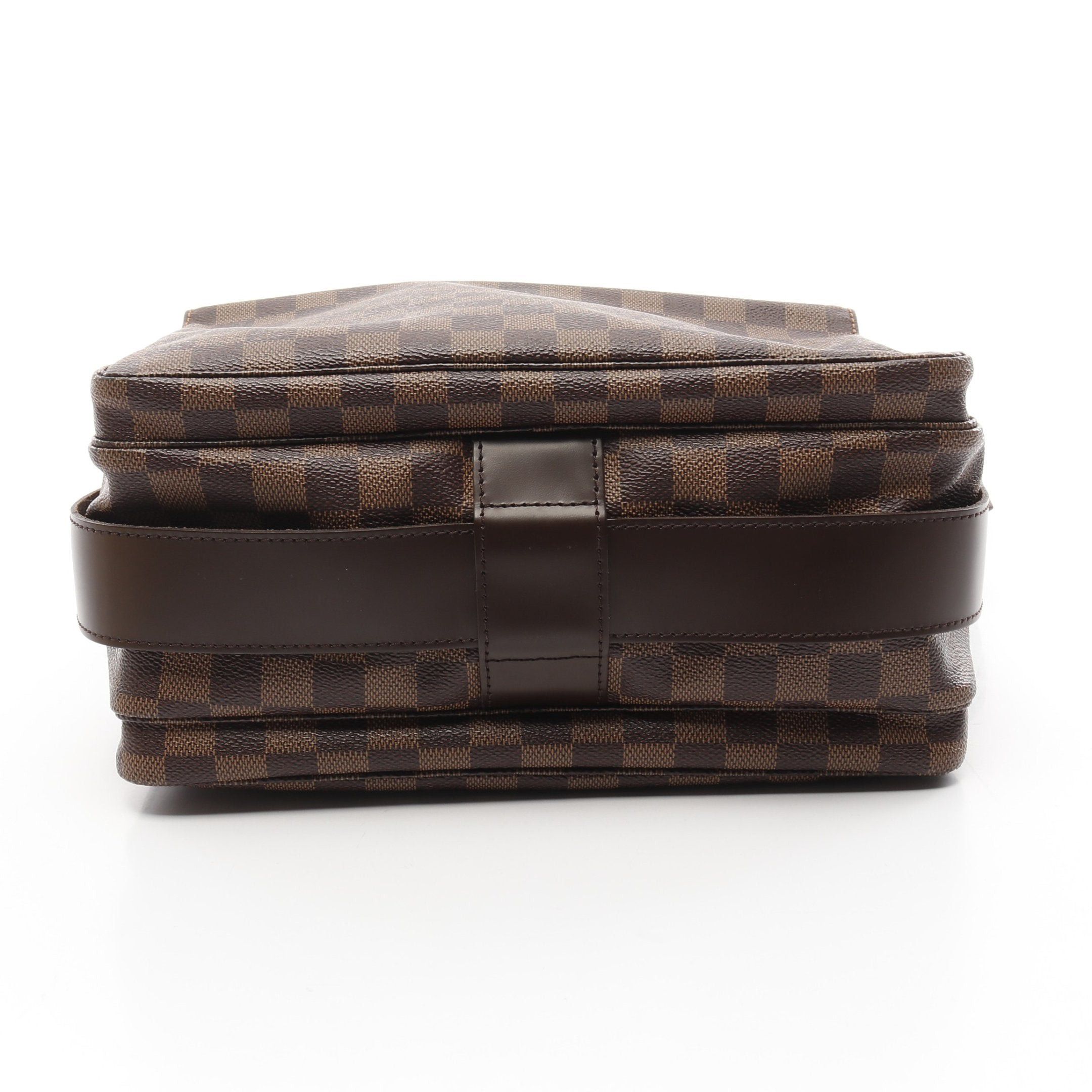 Louis Vuitton Louis Vuitton Naviglio Damier Ebene Shoulder Bag Leather Brown Size ONE SIZE - 14 Thumbnail