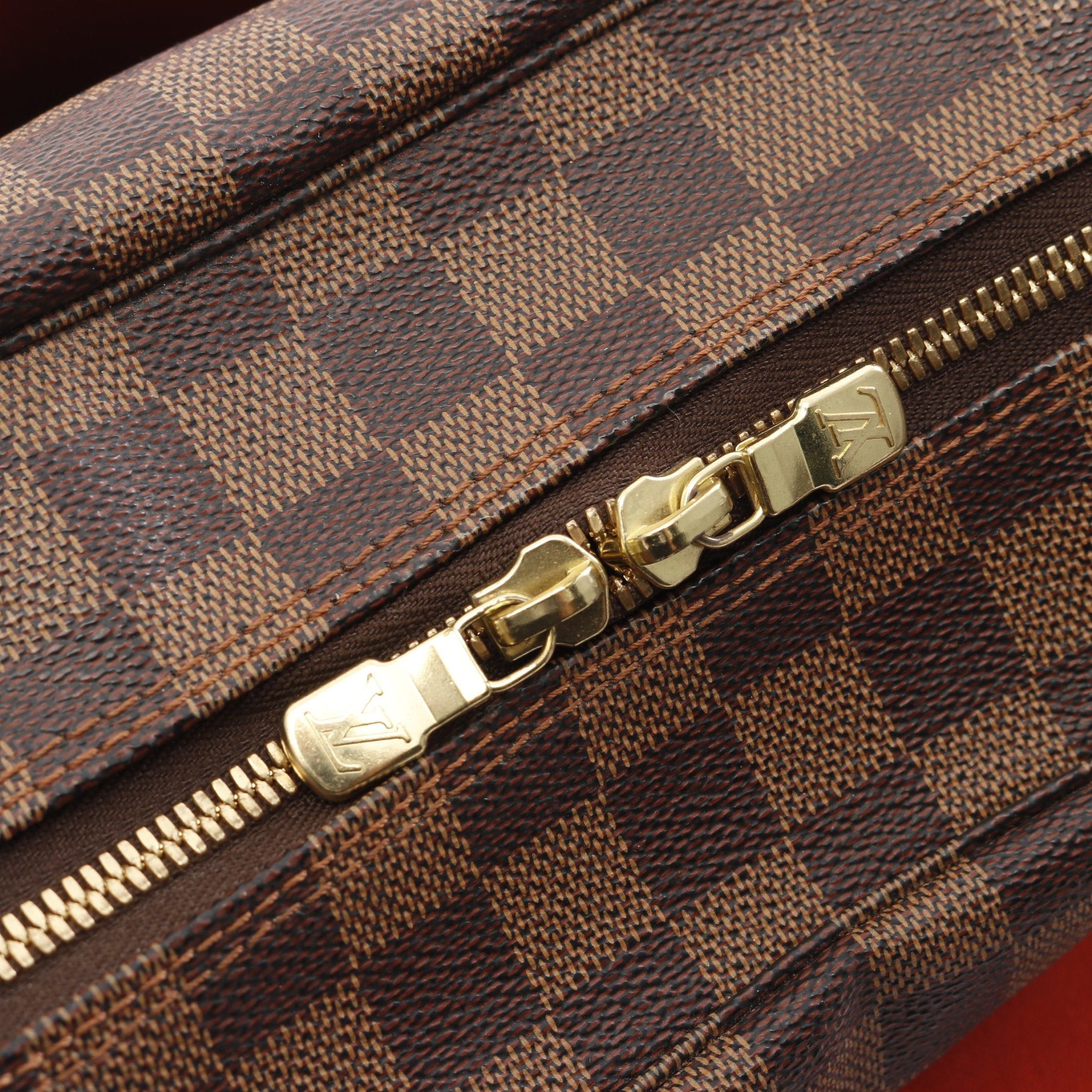 Louis Vuitton Louis Vuitton Naviglio Damier Ebene Shoulder Bag Leather Brown Size ONE SIZE - 11 Thumbnail