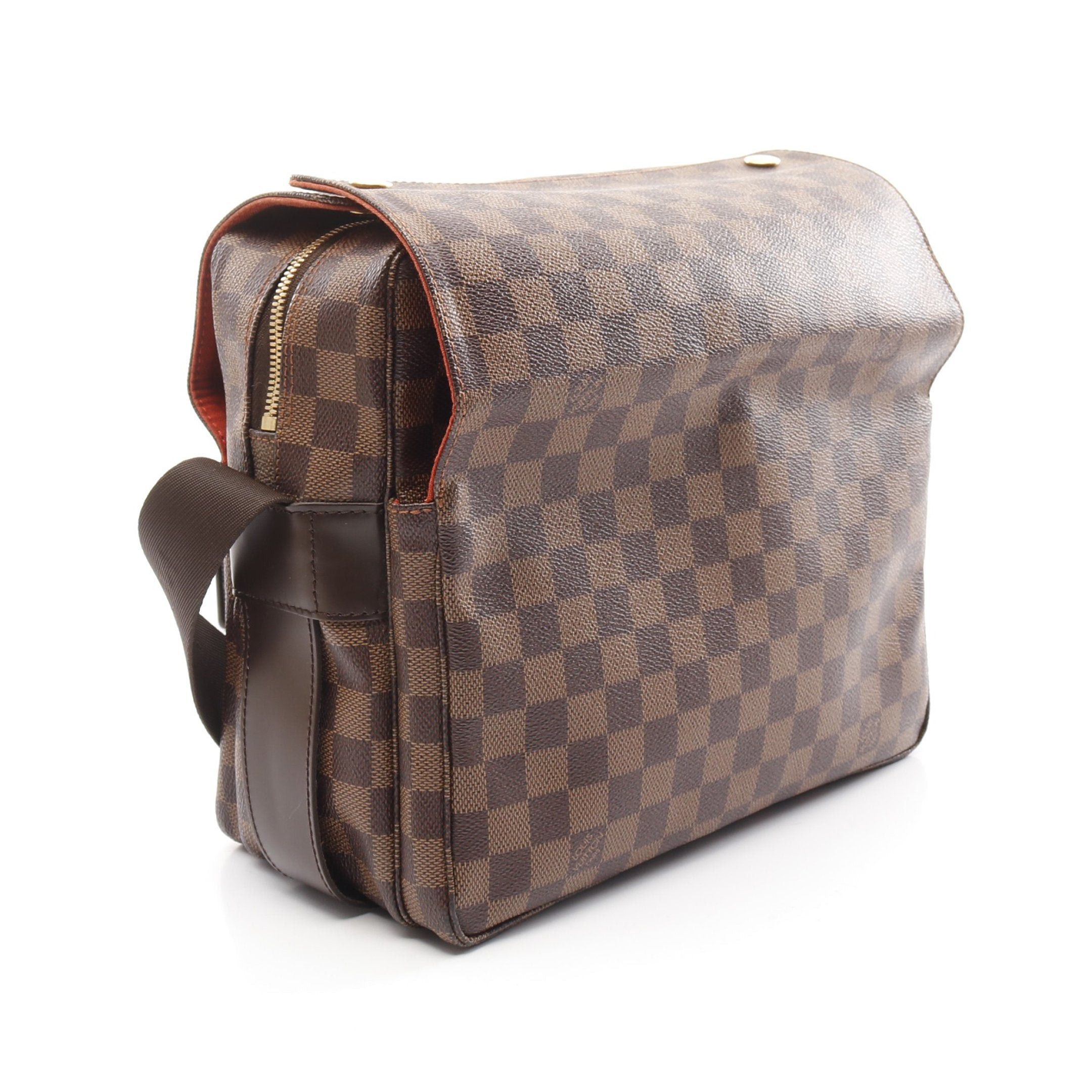 Louis Vuitton Louis Vuitton Naviglio Damier Ebene Shoulder Bag Leather Brown Size ONE SIZE - 2 Thumbnail
