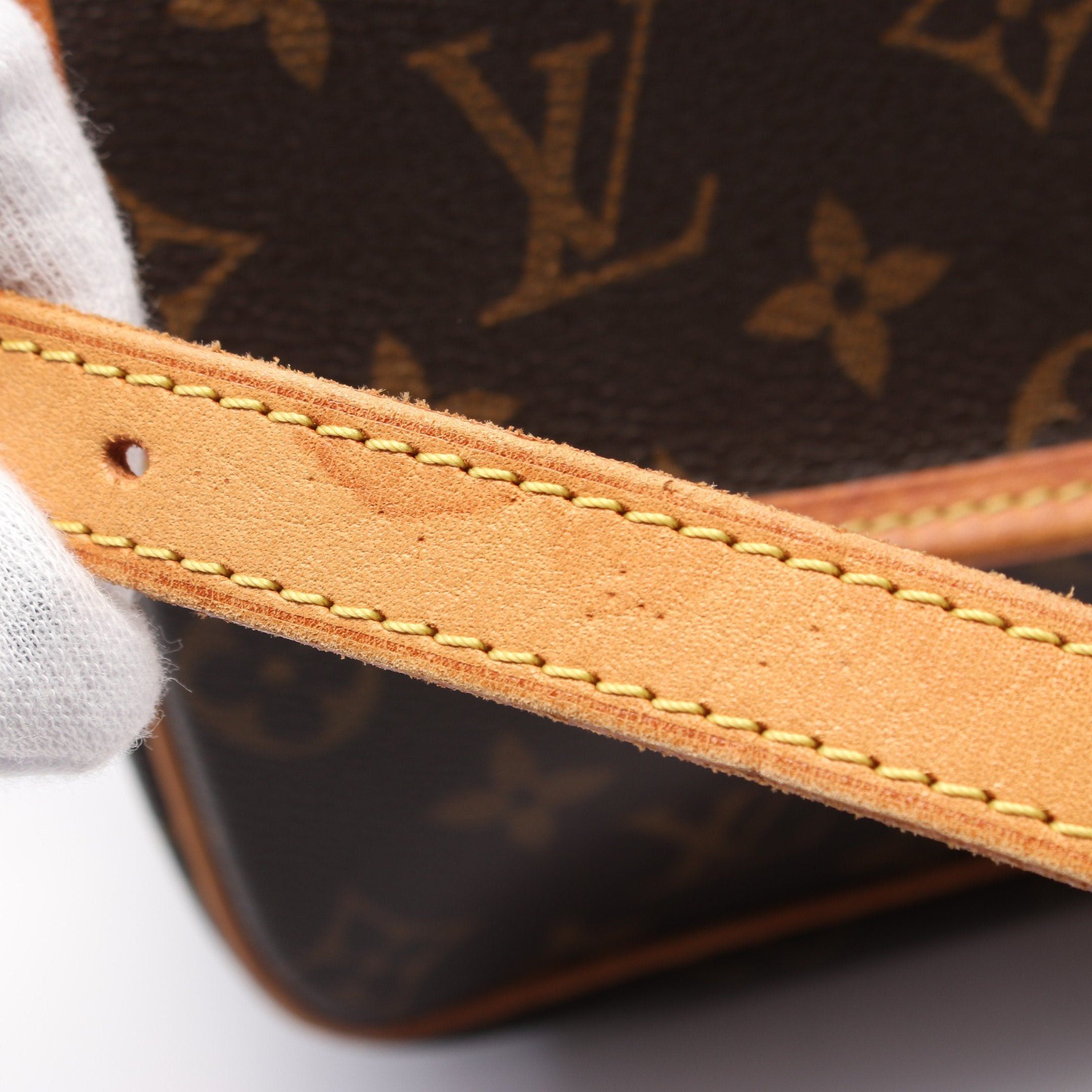 Louis Vuitton Louis Vuitton Sologne Monogram Shoulder Bag Leather Brown Size ONE SIZE - 14 Thumbnail