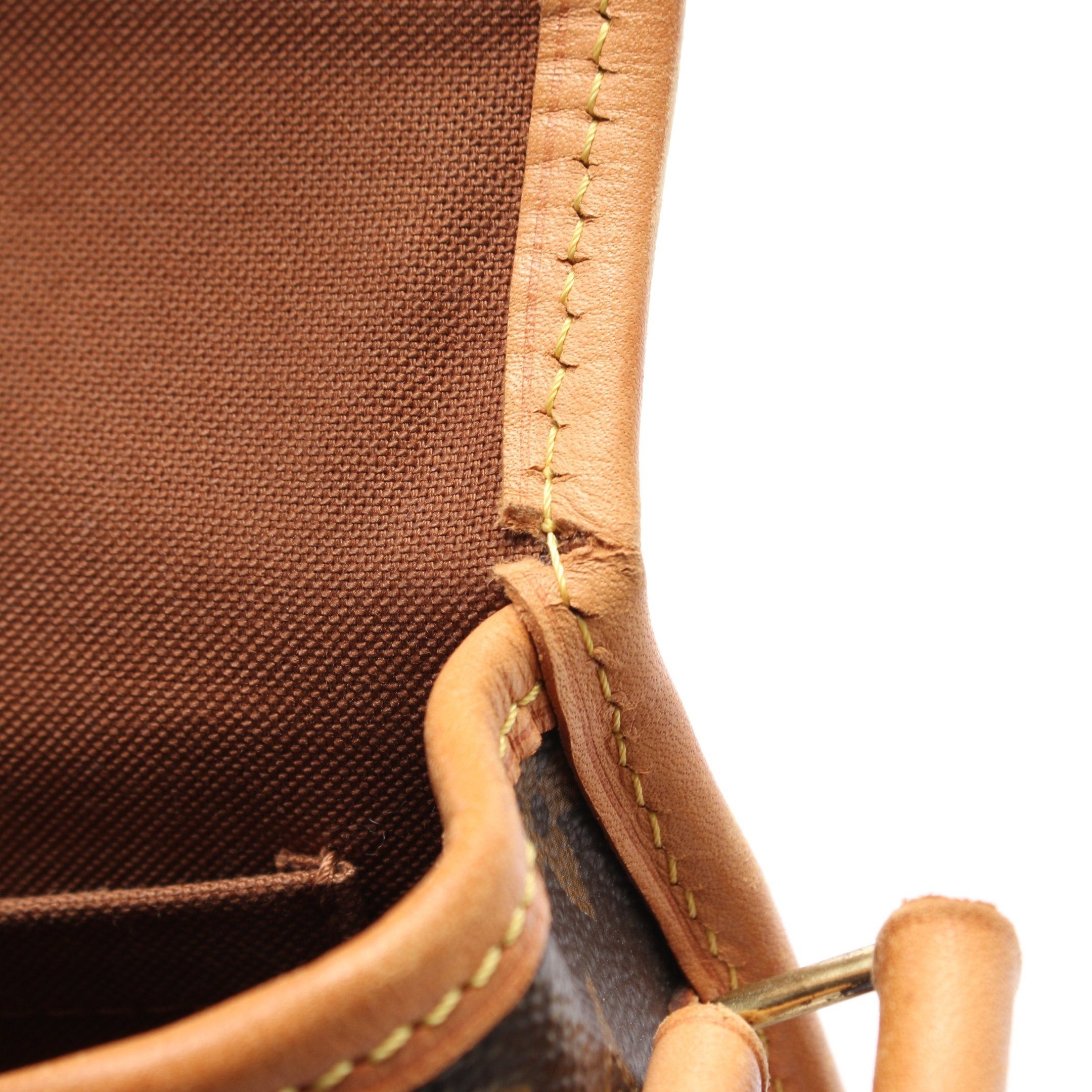 Louis Vuitton Louis Vuitton Sologne Monogram Shoulder Bag Leather Brown Size ONE SIZE - 8 Thumbnail