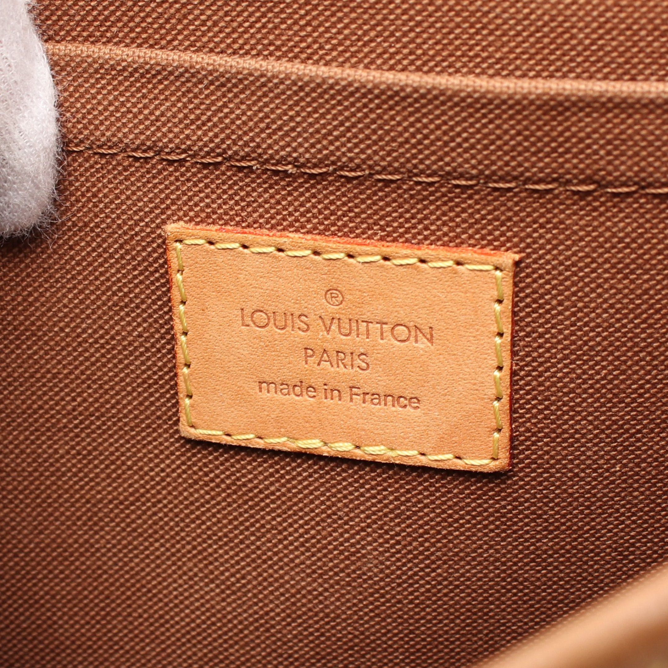 Louis Vuitton Louis Vuitton Sologne Monogram Shoulder Bag Leather Brown Size ONE SIZE - 4 Thumbnail