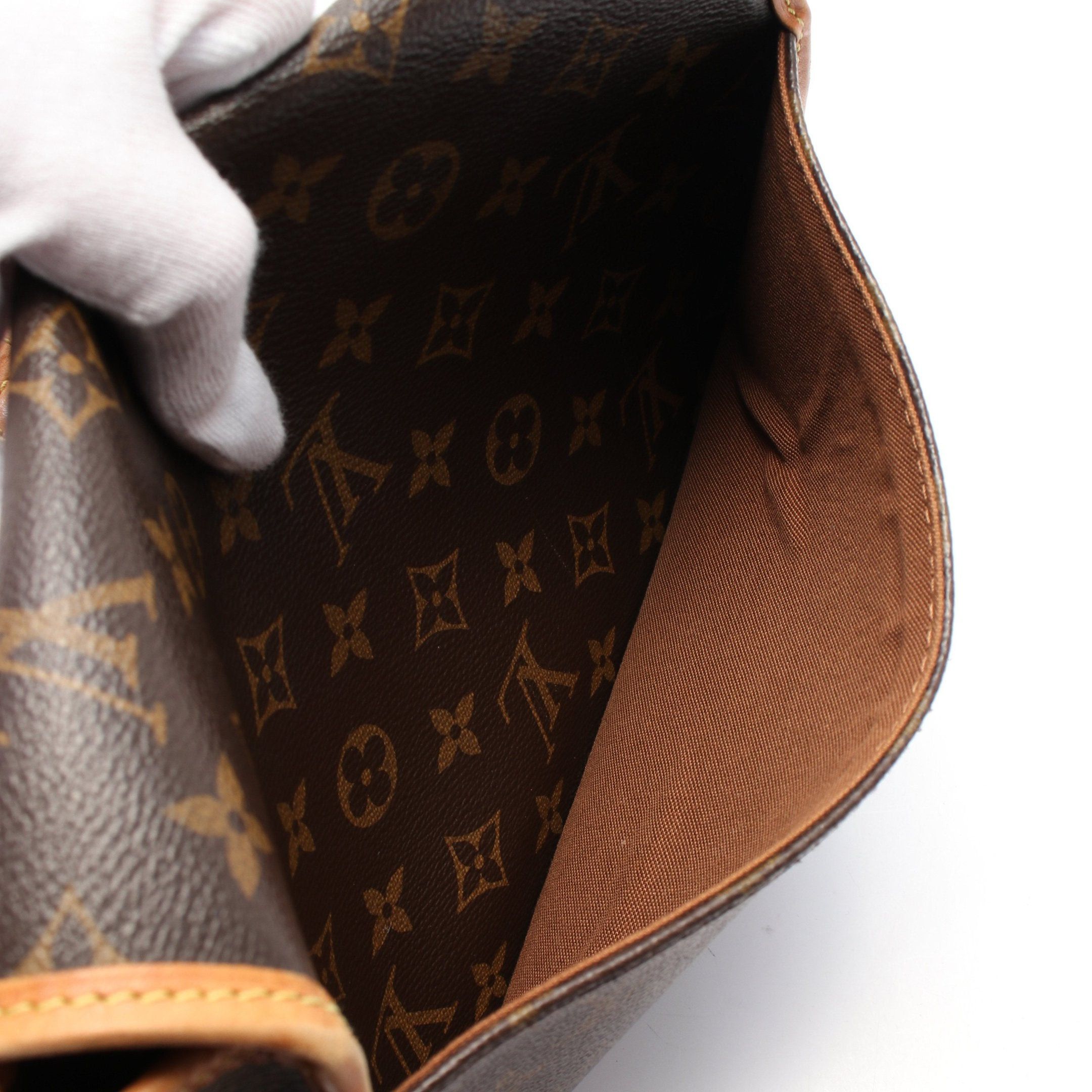 Louis Vuitton Louis Vuitton Sologne Monogram Shoulder Bag Leather Brown Size ONE SIZE - 6 Thumbnail