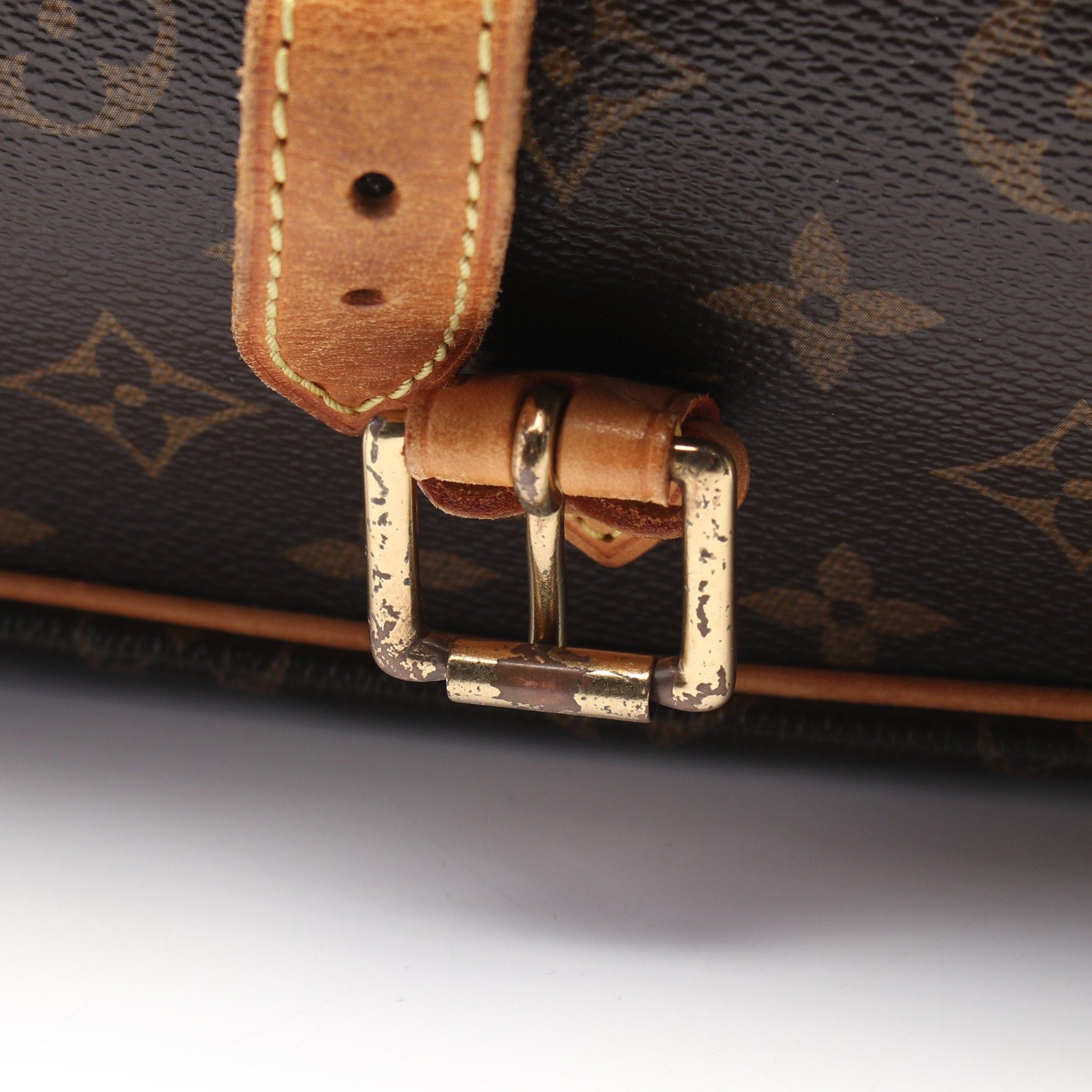 Louis Vuitton Louis Vuitton Sologne Monogram Shoulder Bag Leather Brown Size ONE SIZE - 11 Thumbnail