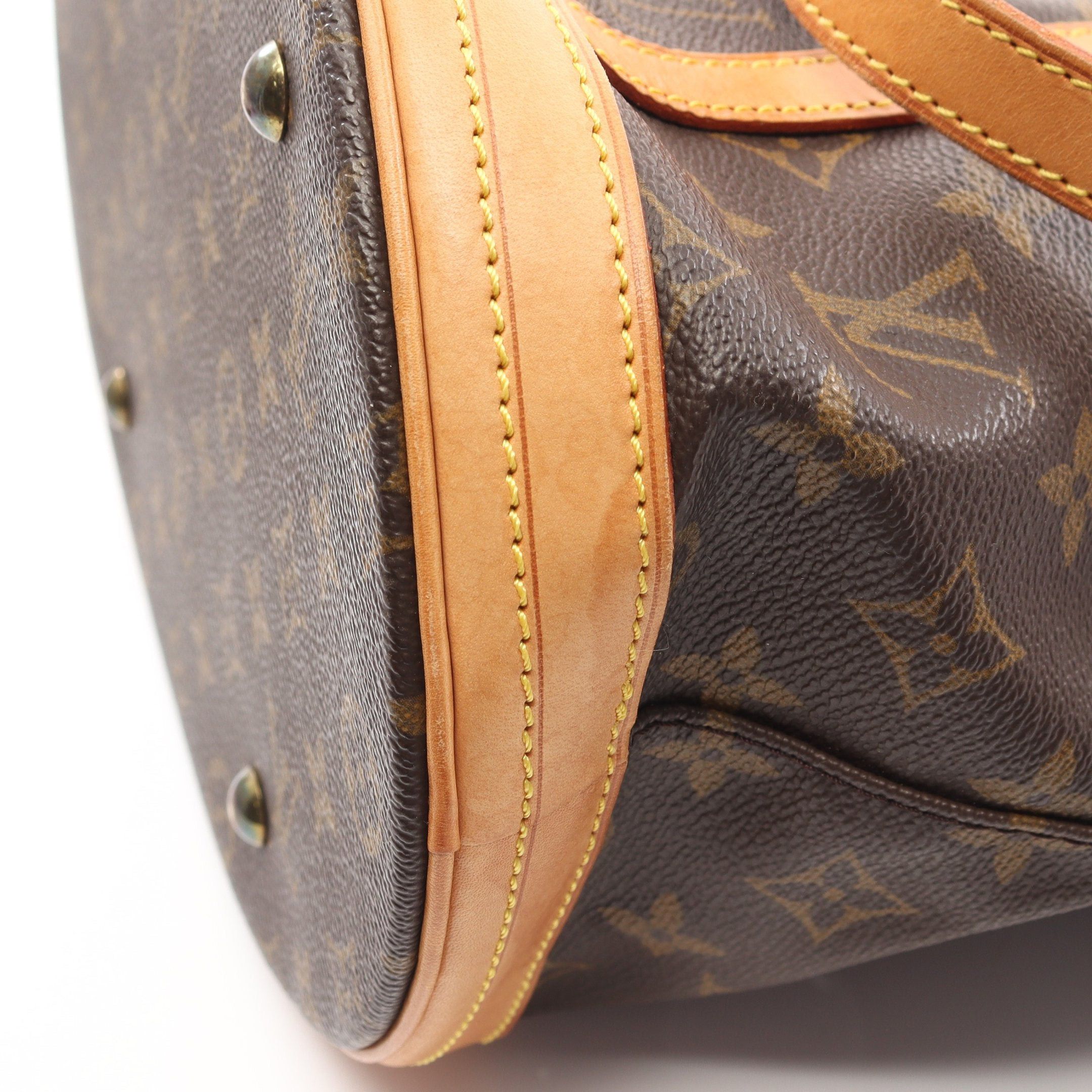 Louis Vuitton Louis Vuitton Bucket Gm Monogram Shoulder Bag Leather Brown Size ONE SIZE - 7 Thumbnail