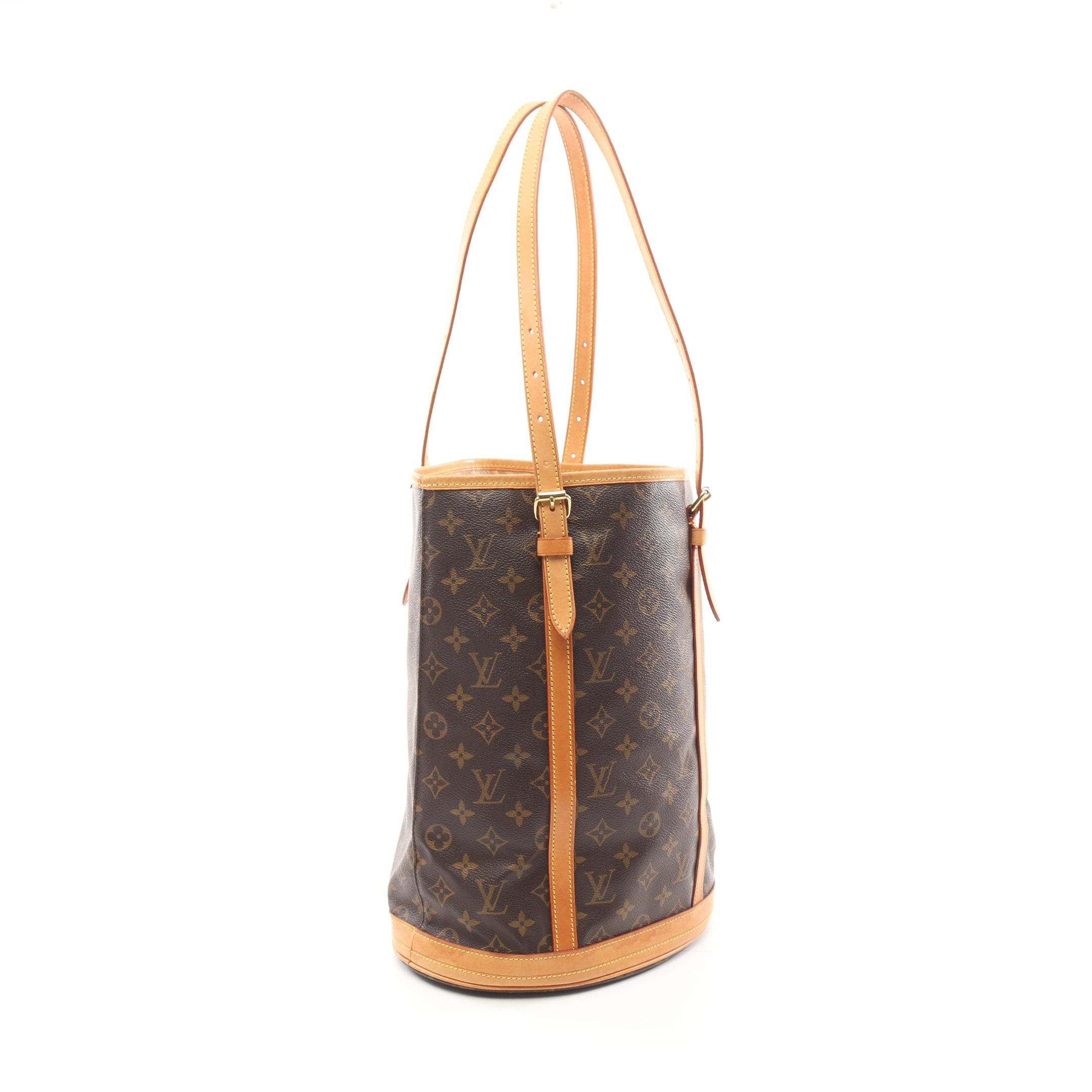 Louis Vuitton Louis Vuitton Bucket Gm Monogram Shoulder Bag Leather Brown Size ONE SIZE - 2 Thumbnail