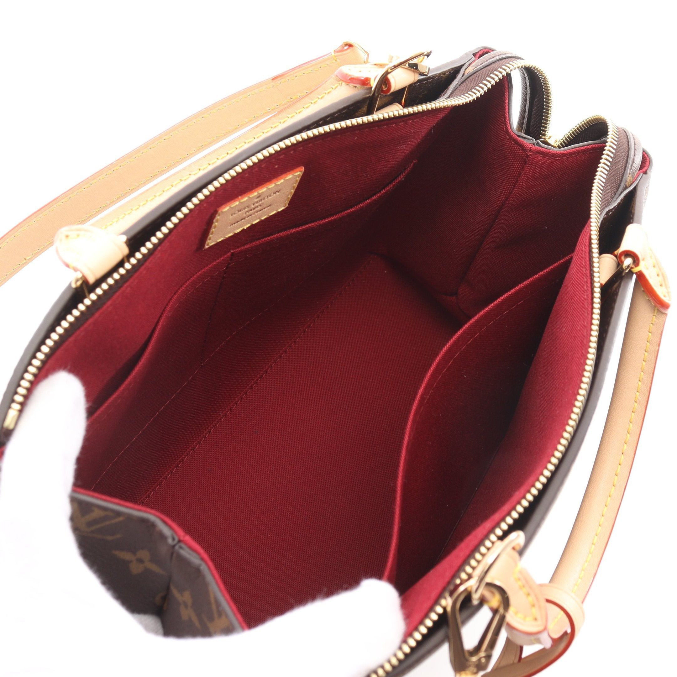 Louis Vuitton Louis Vuitton Petit Pare Pm Monogram Handbag Leather Brown Size ONE SIZE - 3 Thumbnail