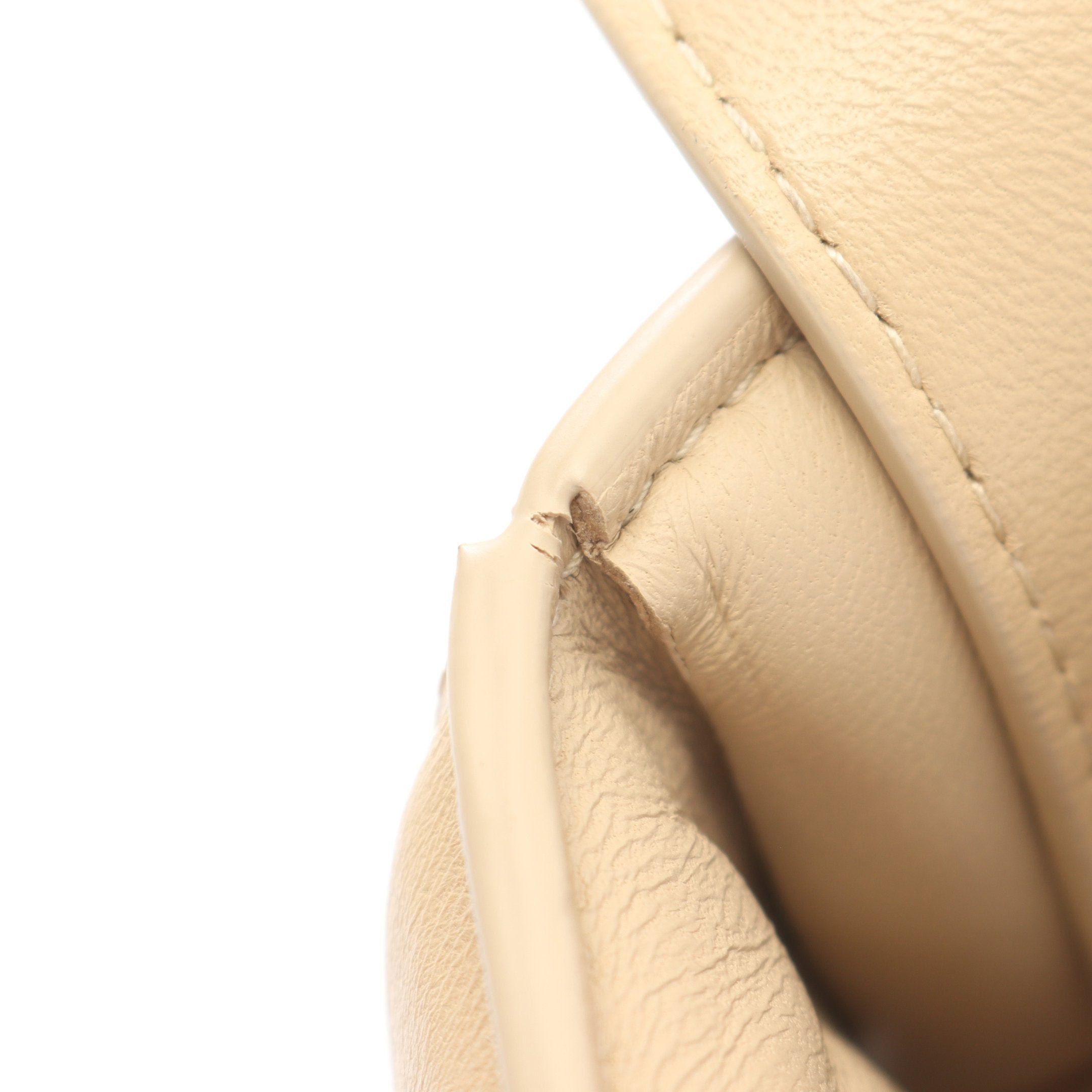 Bottega Veneta Bottega Veneta Padet Cassette Intrecciato Shoulder Bag Leather Beige Size ONE SIZE - 5 Thumbnail