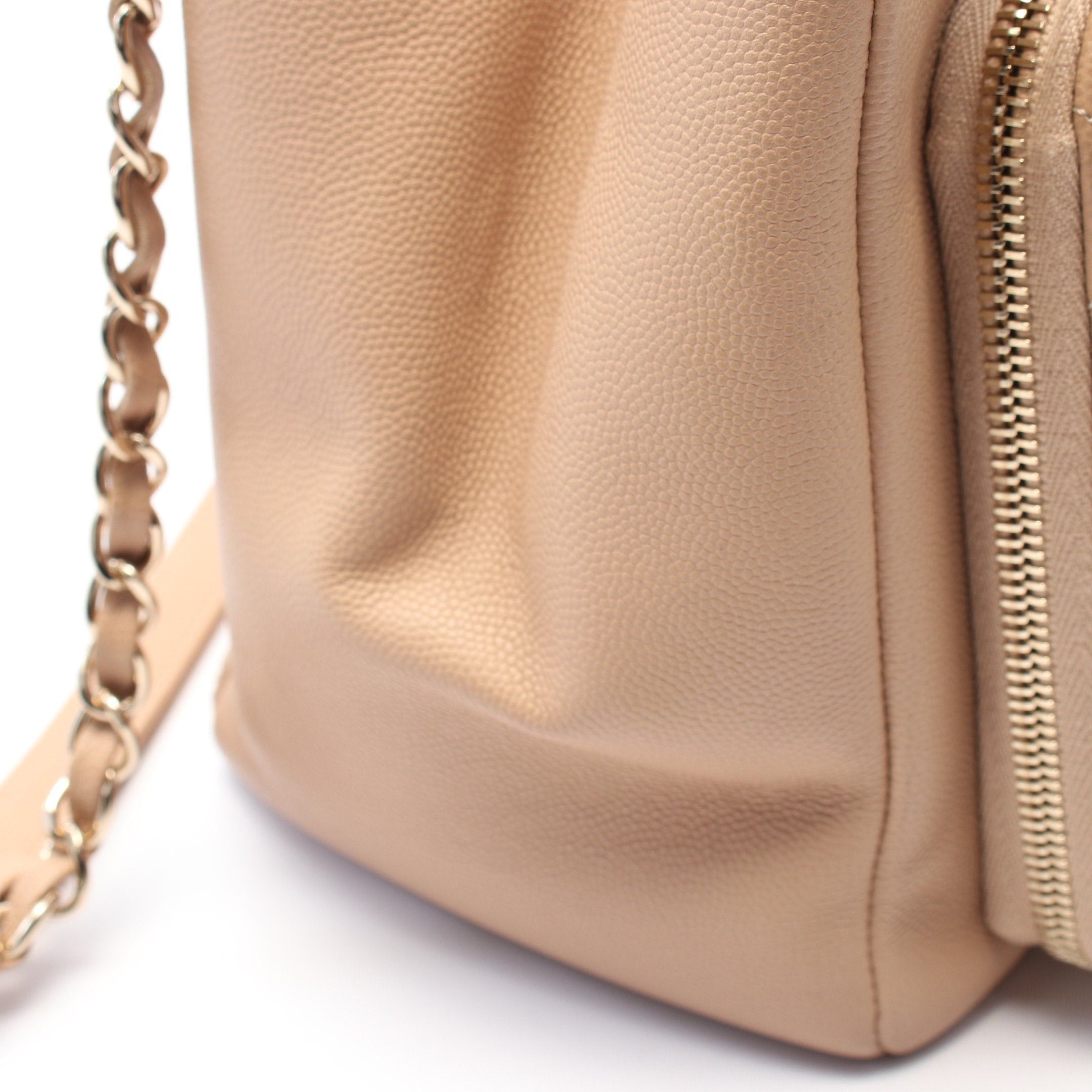 Chanel Chanel Business Affinity Matelasse Chain Shoulder Bag Caviar Skin Pink Beige Gold Hardware Size ONE SIZE - 7 Thumbnail