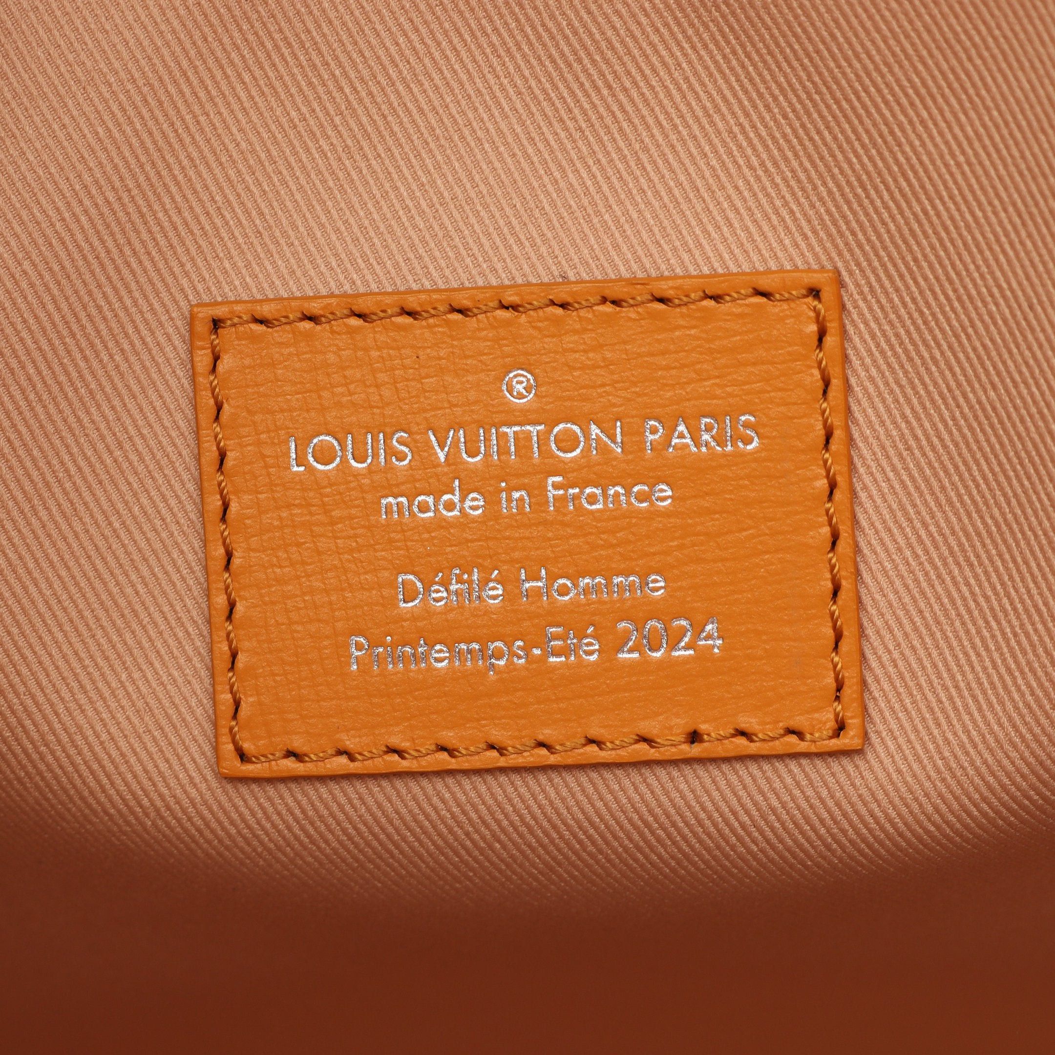 Louis Vuitton Louis Vuitton Shopper Tote Mm Saffron Handbag Bag Leather Orange Size ONE SIZE - 4 Thumbnail