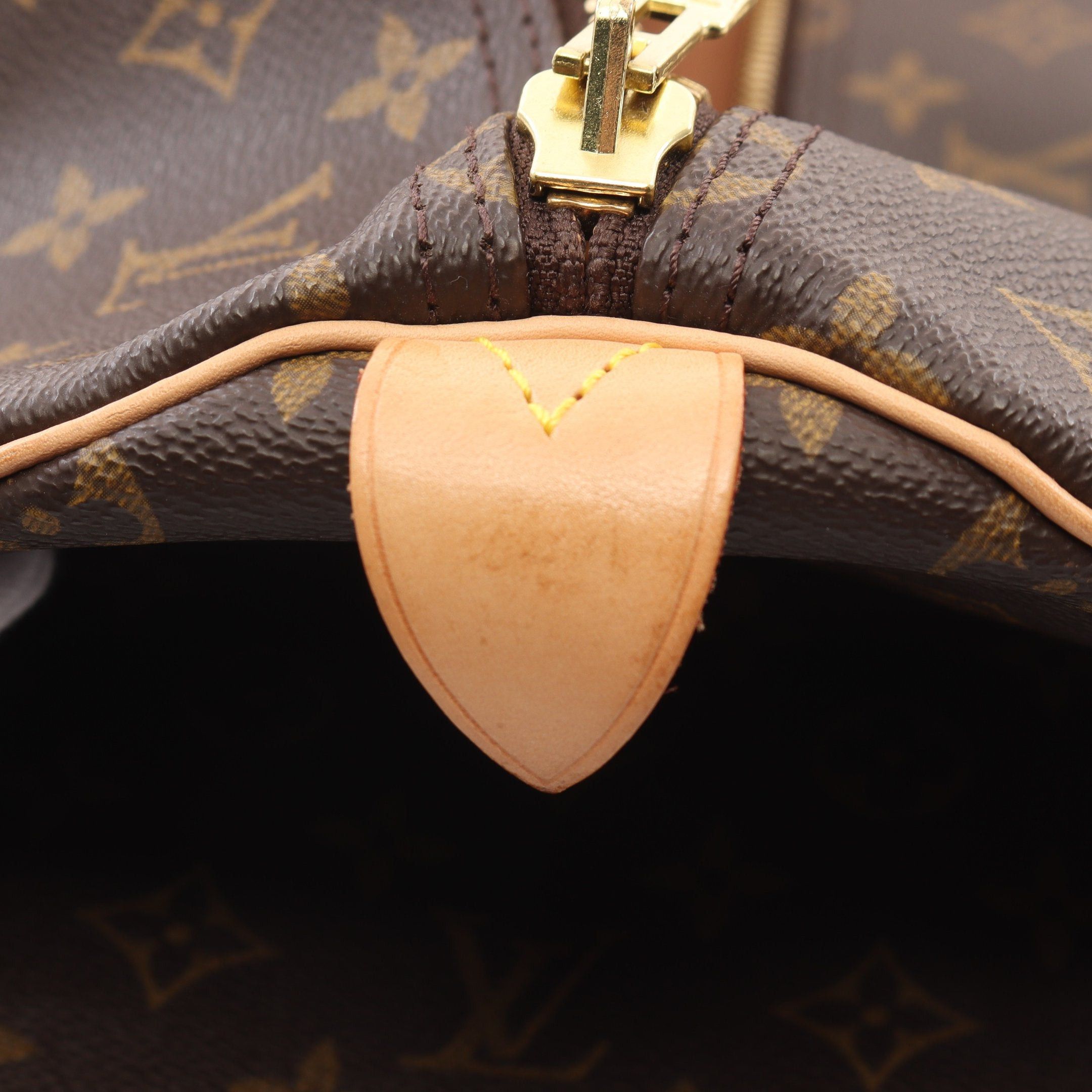 Louis Vuitton Louis Vuitton Keepall 50 Monogram Boston Bag Leather Brown Size ONE SIZE - 12 Thumbnail