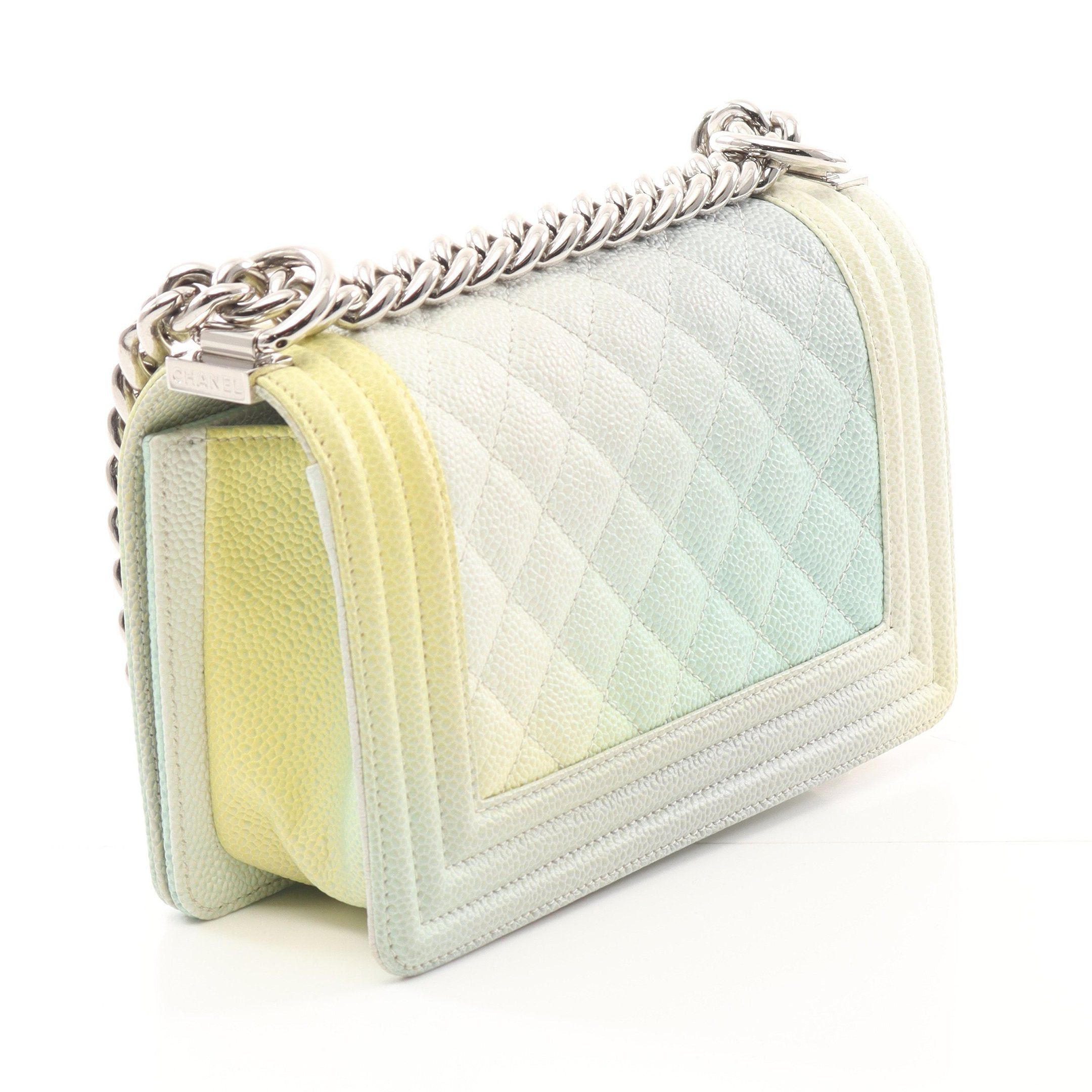 Chanel Chanel Boy Chanel Small Chain Shoulder Bag Gradation Caviar Skin Multicolor Silver Hardware Size ONE SIZE - 2 Thumbnail