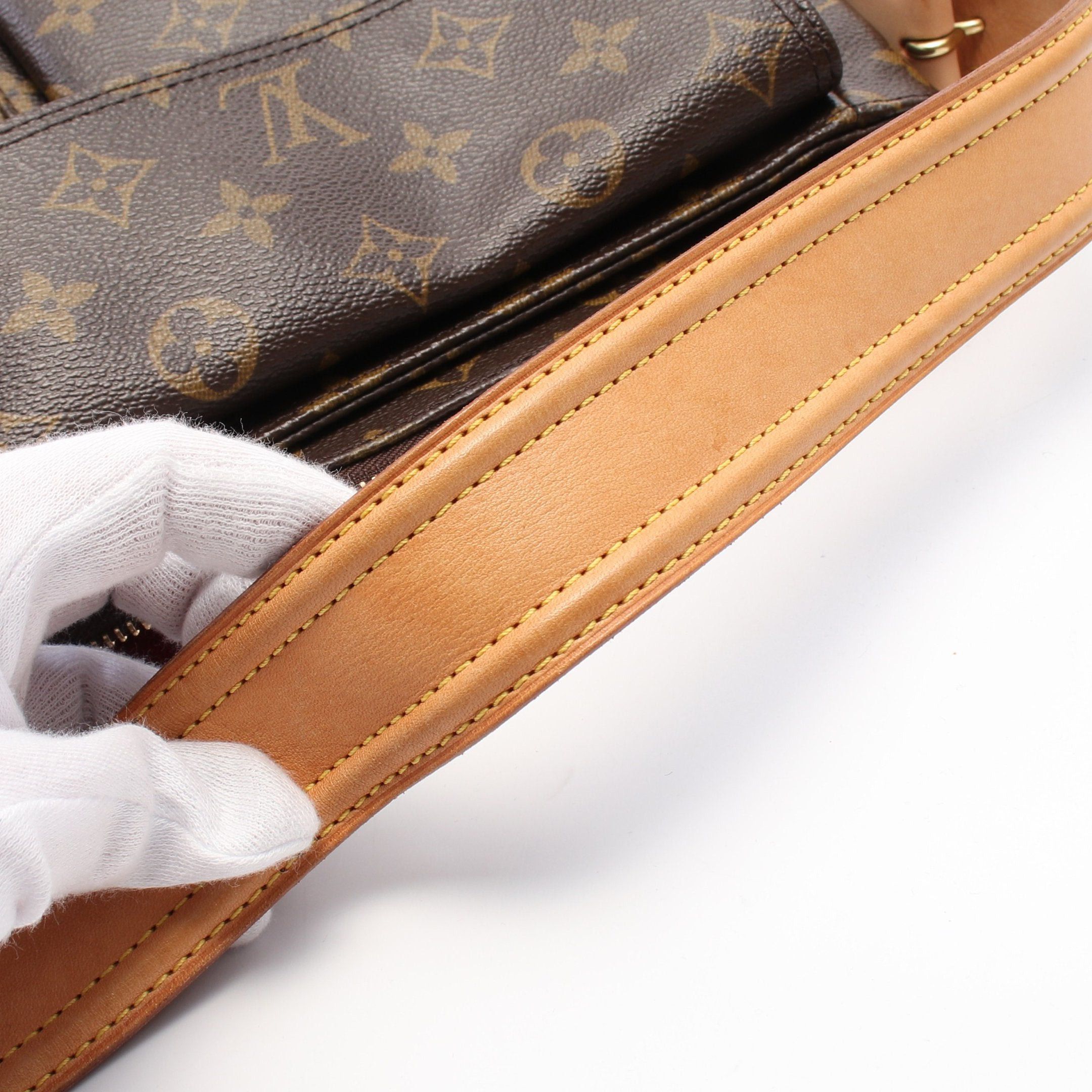 Louis Vuitton Louis Vuitton Vivacite Gm Monogram Shoulder Bag Leather Brown Size ONE SIZE - 7 Thumbnail