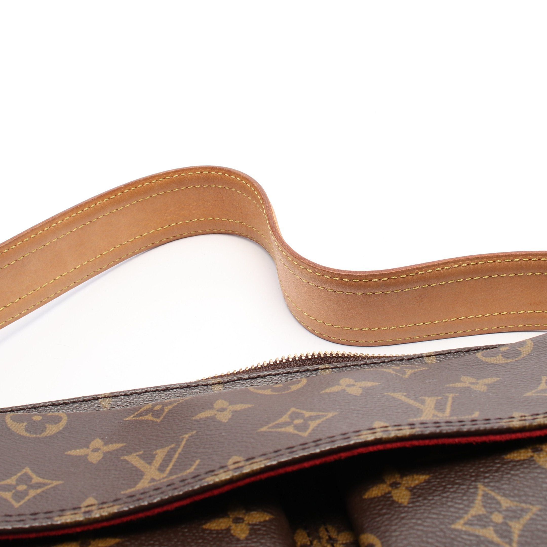 Louis Vuitton Louis Vuitton Vivacite Gm Monogram Shoulder Bag Leather Brown Size ONE SIZE - 6 Thumbnail