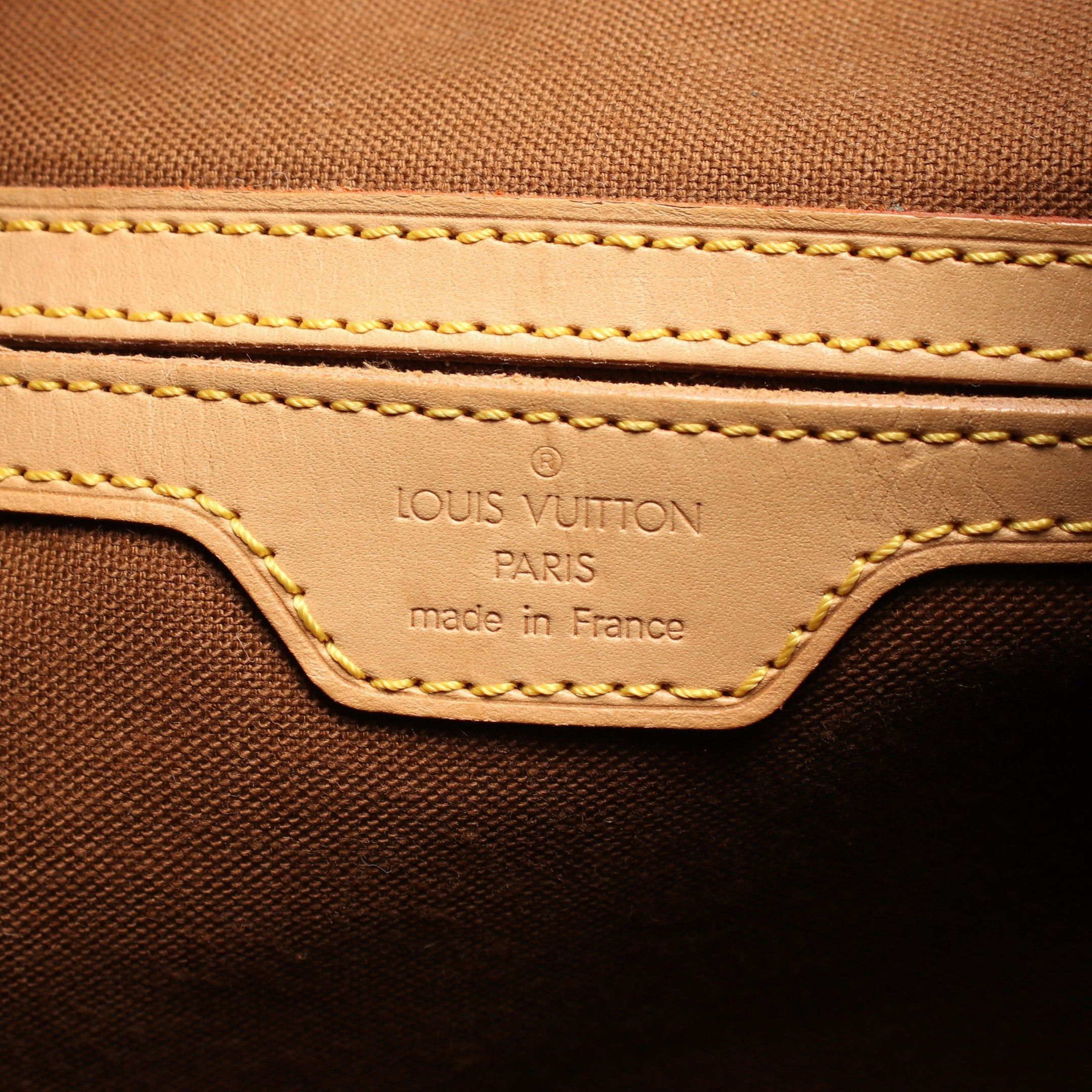 Louis Vuitton Louis Vuitton Montsouris Gm Monogram Backpack Rucksack Leather Brown Size ONE SIZE - 4 Thumbnail