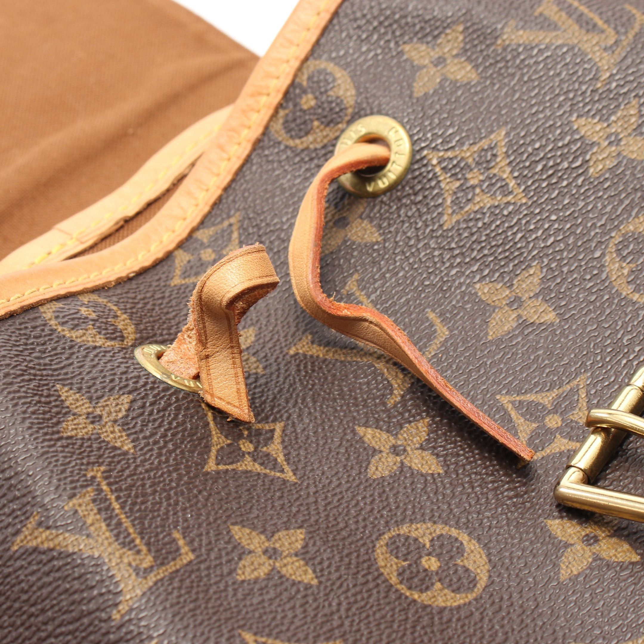 Louis Vuitton Louis Vuitton Montsouris Gm Monogram Backpack Rucksack Leather Brown Size ONE SIZE - 7 Thumbnail
