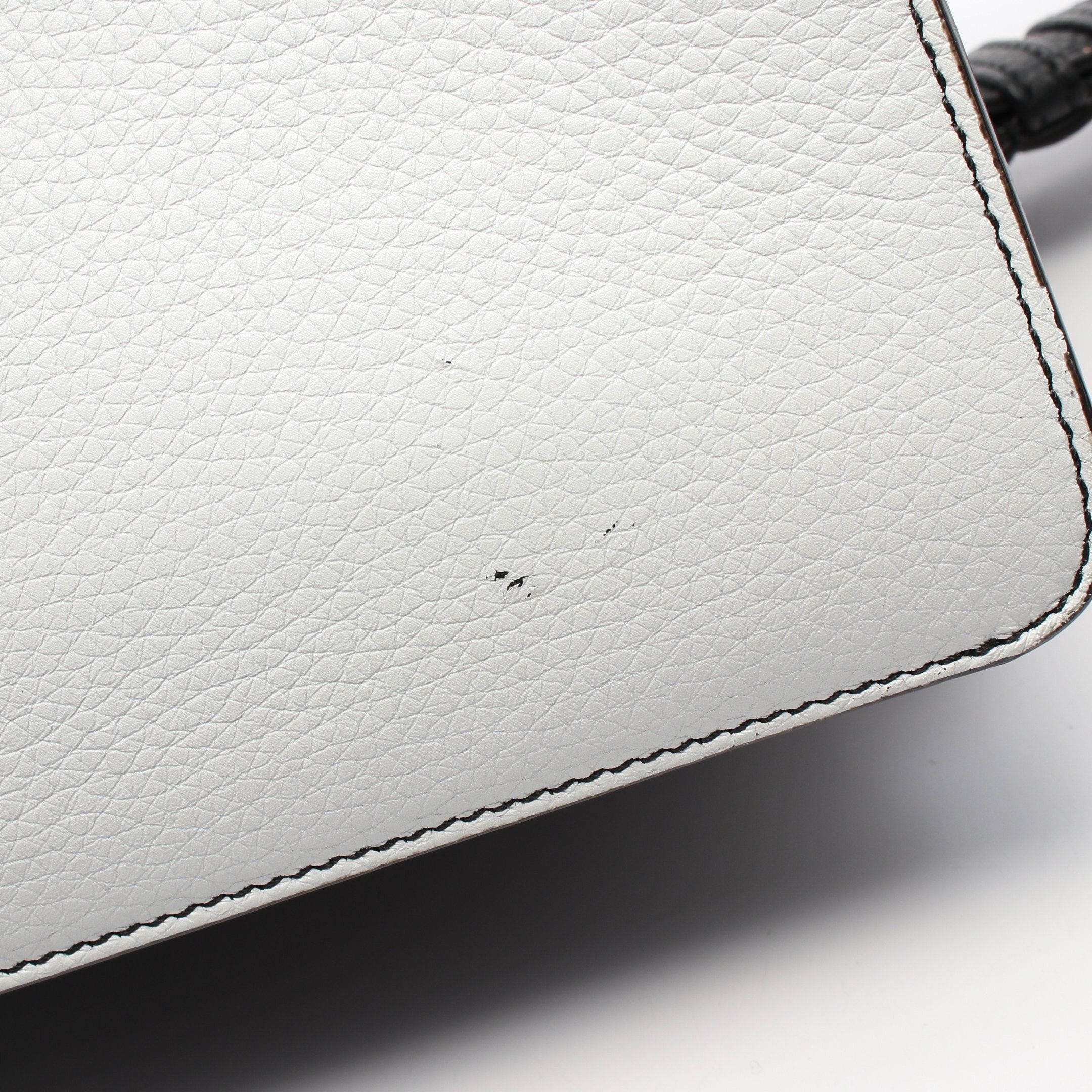 Fendi Fendi Peekaboo Iseeu Isee U X-Cross Handbag Leather Black White Blue Size ONE SIZE - 6 Thumbnail