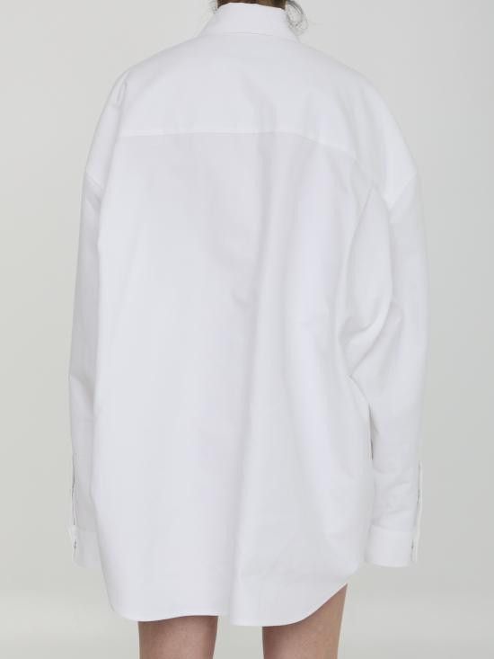 Balenciaga BALENCIAGA Women Shirts 794462 WHITE Size XS / US 0-2 / IT 36-38 - 4 Thumbnail