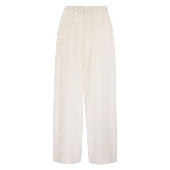 Fabiana Filippi FABIANA FILIPPI Women Straight Pants PAD275F310 WHITE Size 30" / US 8 / IT 44 - 2 Thumbnail