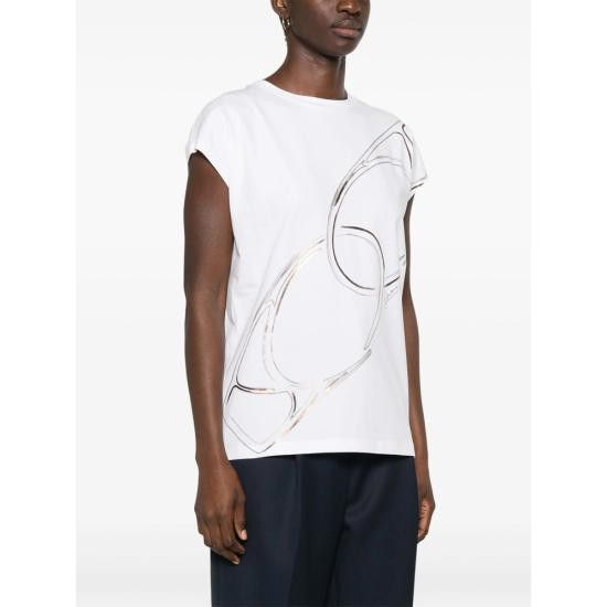 Herno HERNO Women Tops 52009 JG000279D 1021 WHITE Size M / US 6-8 / IT 42-44 - 5 Thumbnail