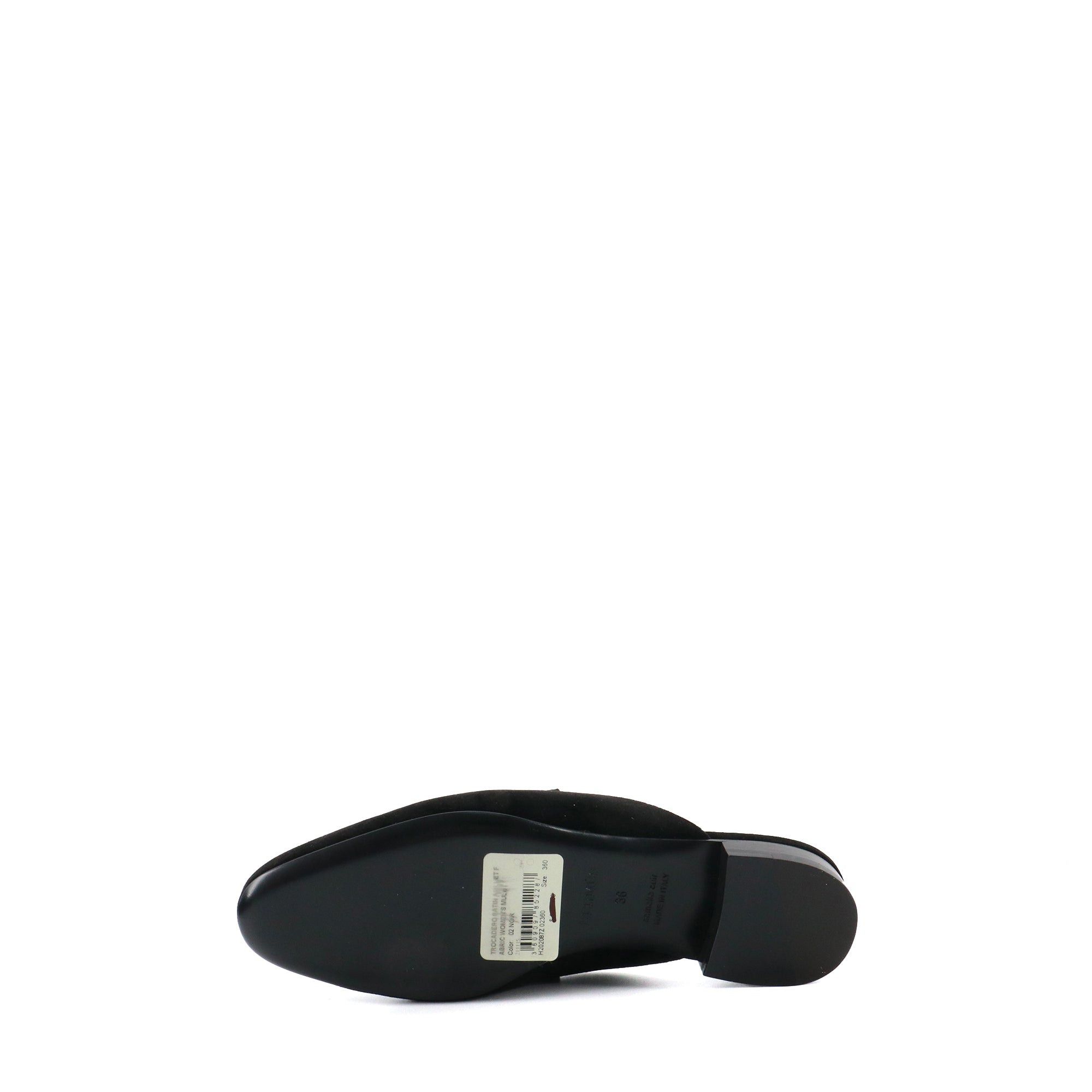 Hermes HERMÈS - Trocadéro Hermès mules in black velvet (T36) Size US 5 / IT 35 - 3 Thumbnail