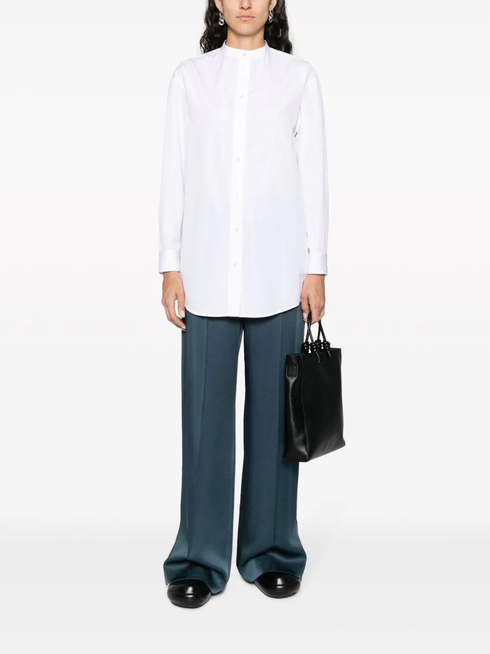 Jil Sander WEDNESDAY STRAIGHT FITTED SHIRT Size S / US 4 / IT 40 - 4 Thumbnail