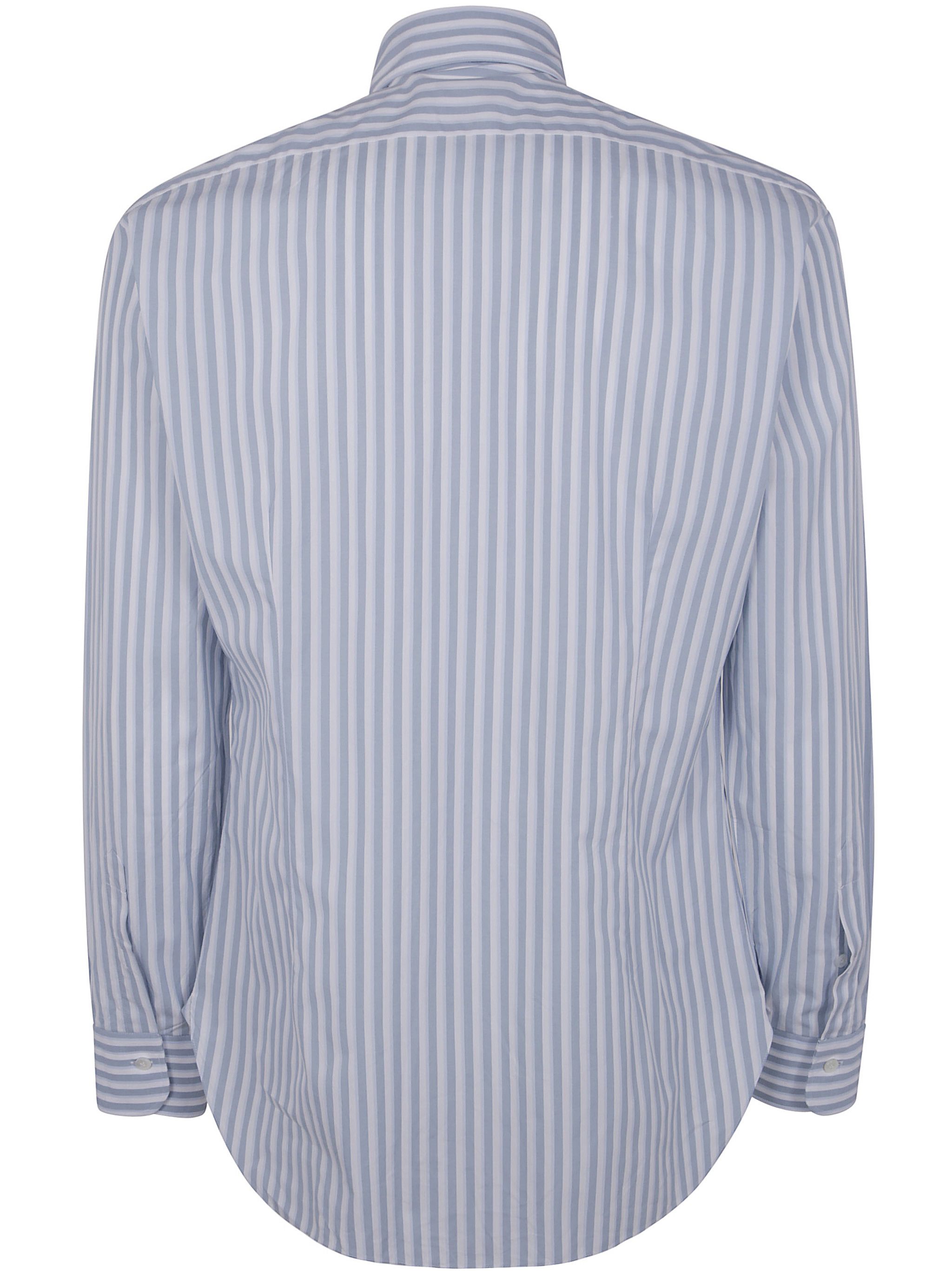 Barba Napoli CLASSIC DOUBLE STRIPES SHIRT Size US M / EU 48-50 / 2 - 2 Thumbnail