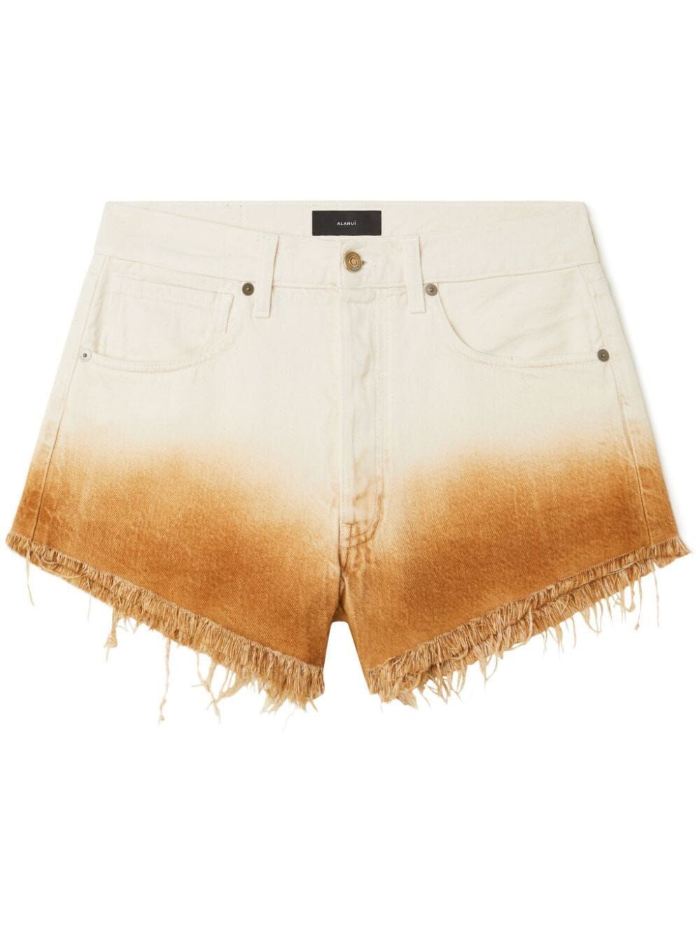 Alanui BRIGHT HUES DENIM SHORTS Size 27" / US 4 / IT 40 - 4 Thumbnail