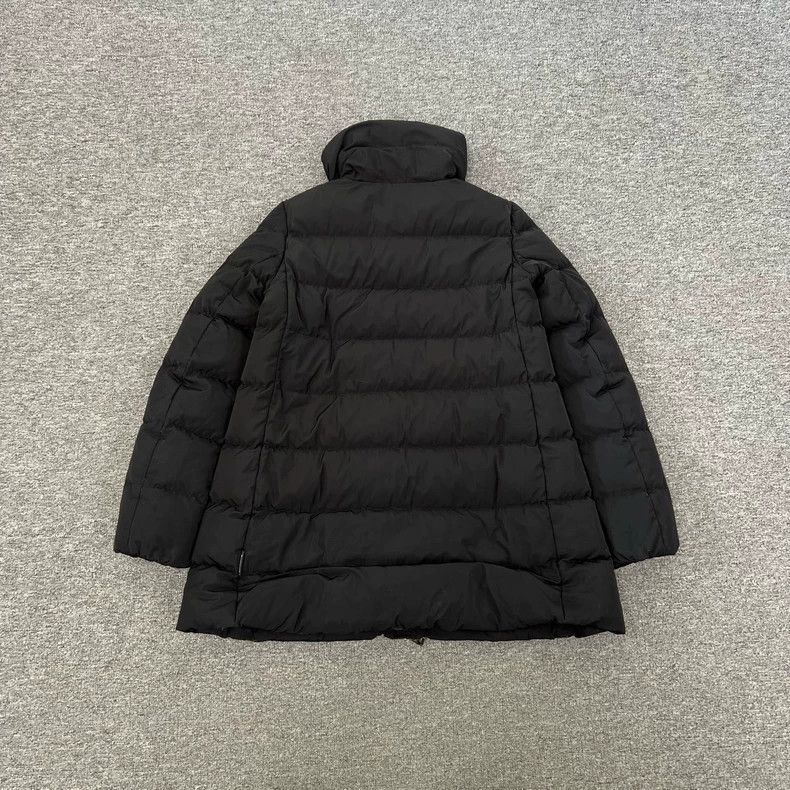 Moncler Moncler PETREA Black Mid-Length Down Jacket | Grailed