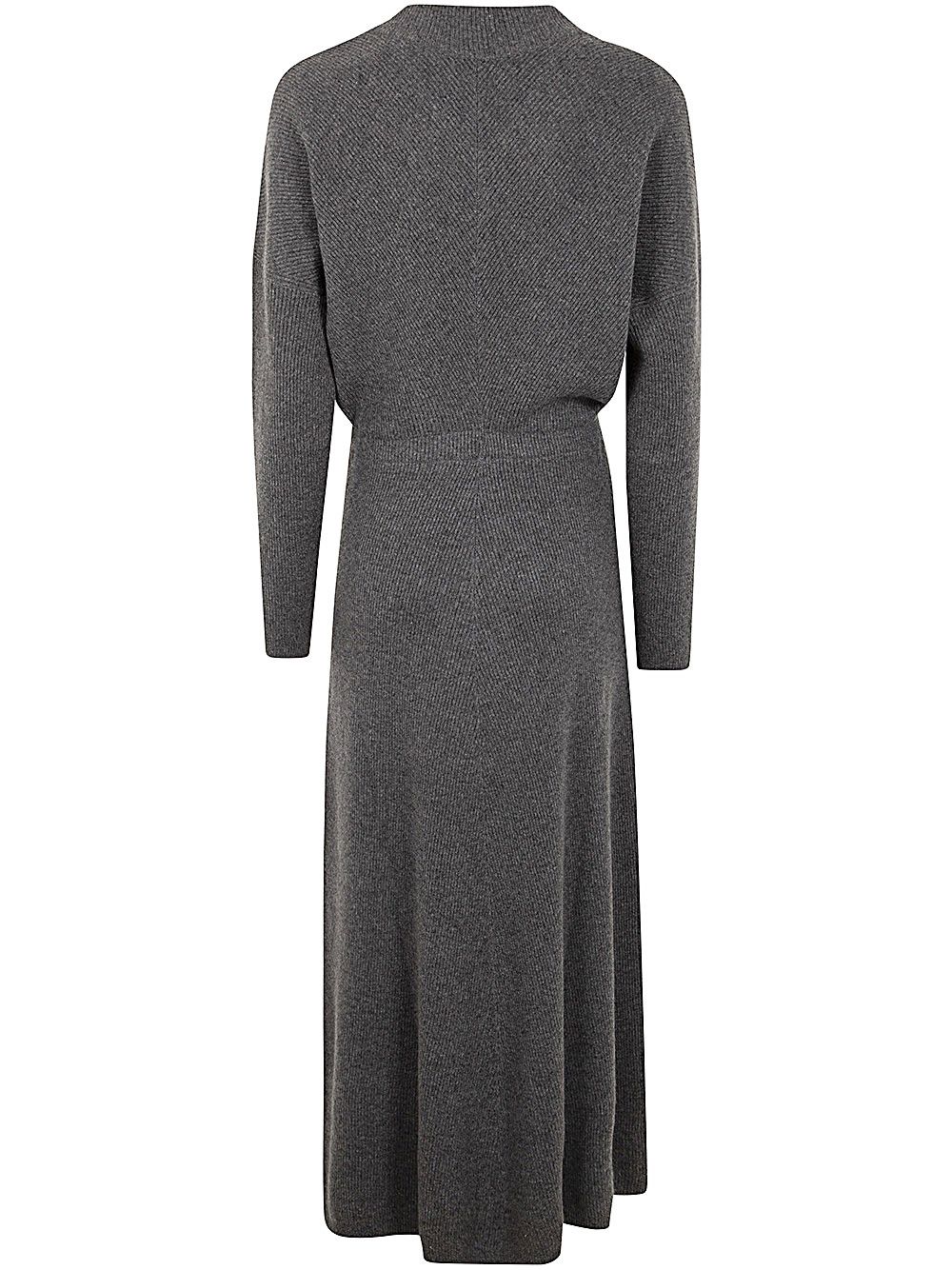 Brunello Cucinelli CASHMERE LONG DRESS Size L / US 10 / IT 46 - 2 Thumbnail