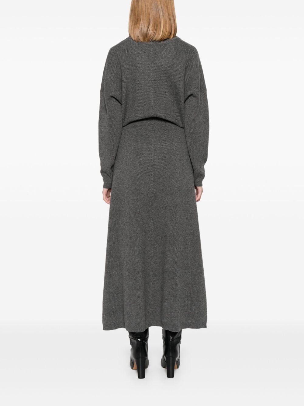 Brunello Cucinelli CASHMERE LONG DRESS Size M / US 6-8 / IT 42-44 - 5 Thumbnail