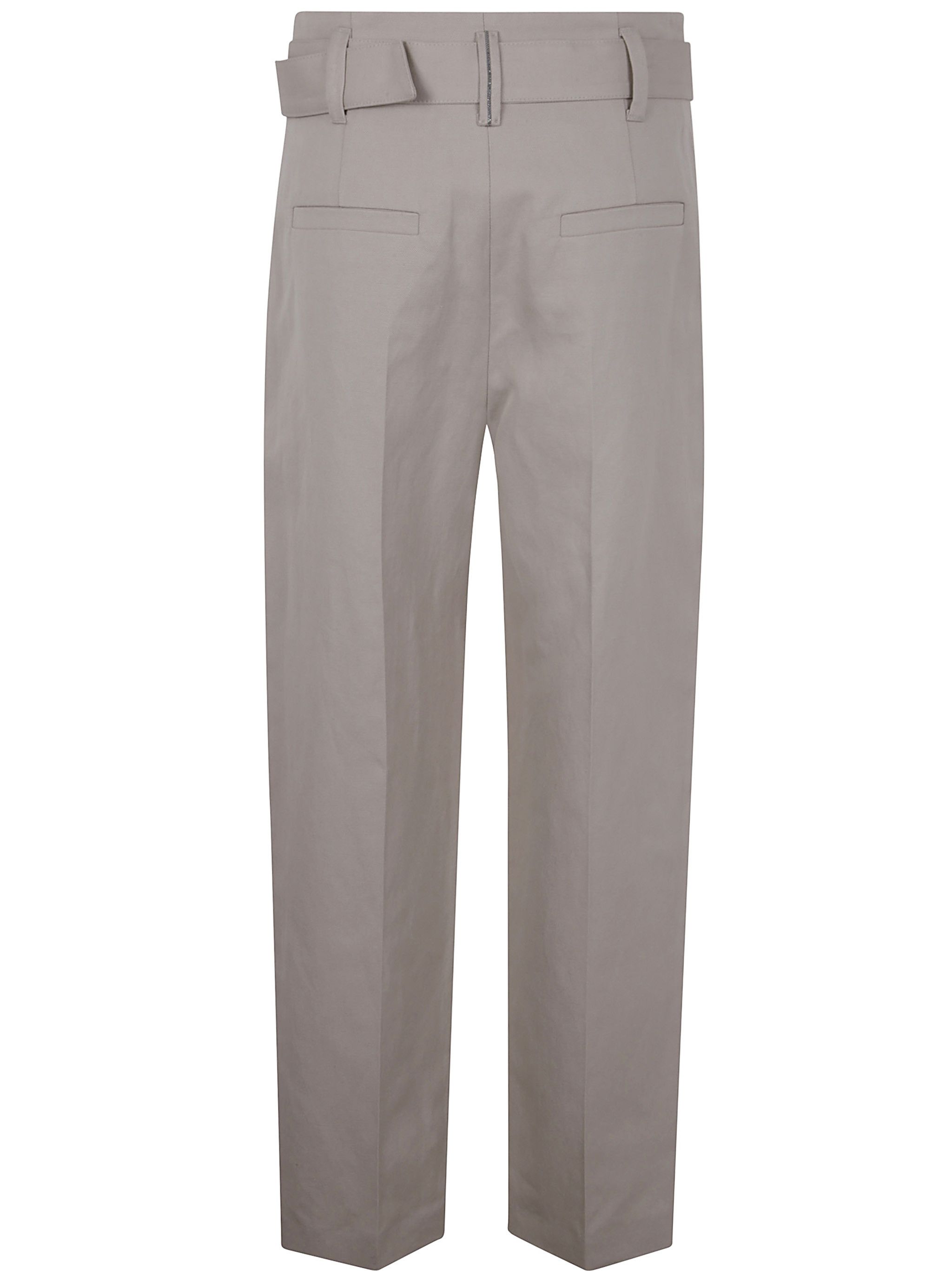 Brunello Cucinelli REGULAR BELT TROUSERS Size 32" / US 10 / IT 46 - 2 Thumbnail