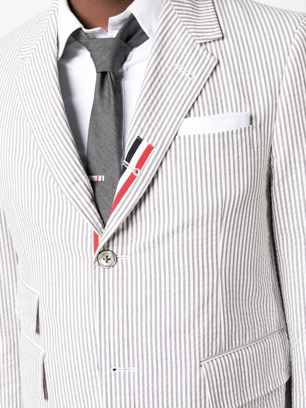 Thom Browne BLAZER IN SEERSUCKER Size US L / EU 52-54 / 3 - 5 Thumbnail