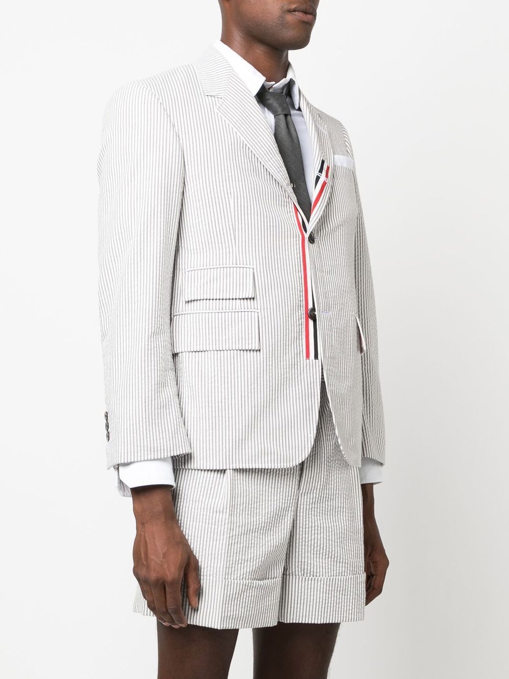 Thom Browne BLAZER IN SEERSUCKER Size US L / EU 52-54 / 3 - 4 Thumbnail