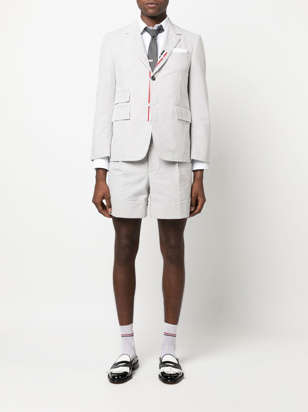 Thom Browne BLAZER IN SEERSUCKER Size US L / EU 52-54 / 3 - 2 Thumbnail