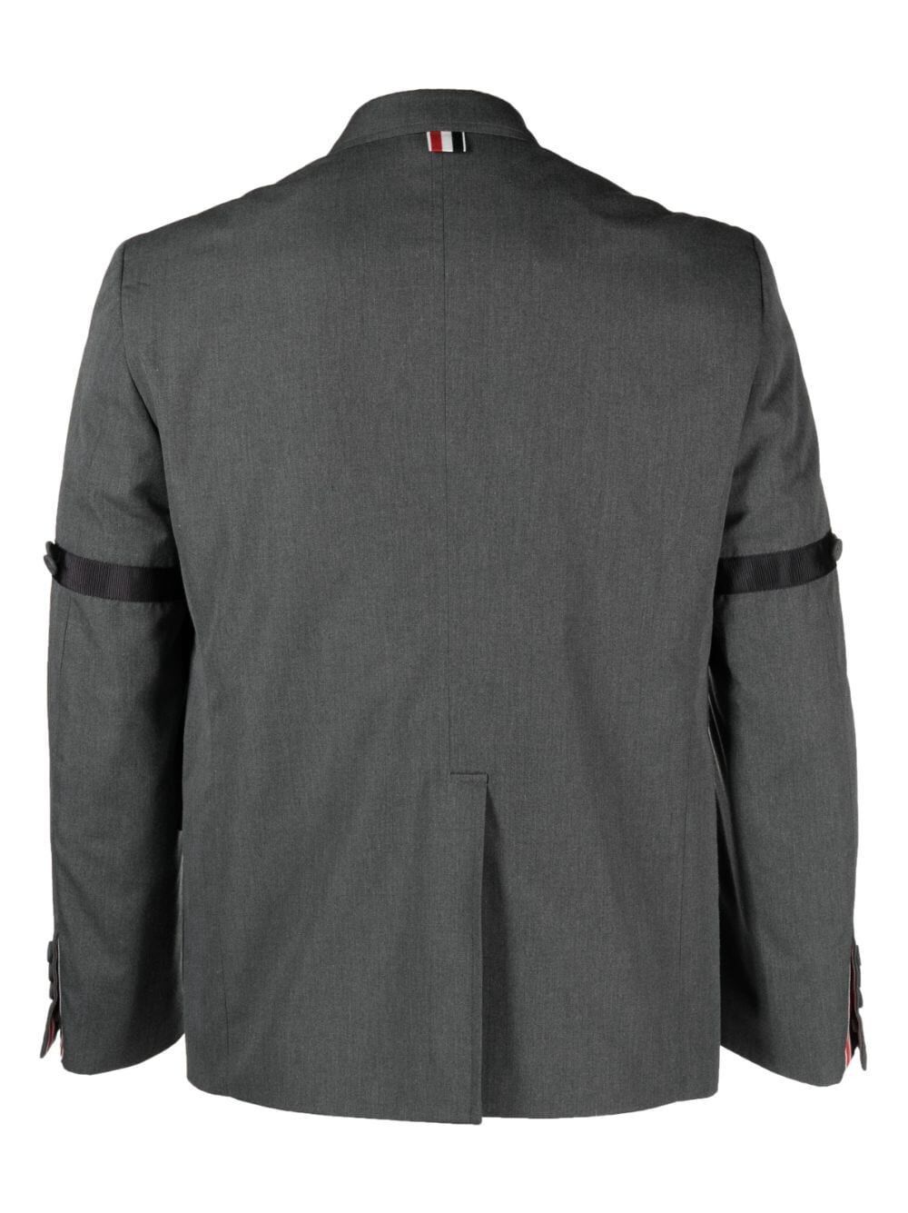 Thom Browne UNSTRUCTURED STRAIGHT FIT SB S/C WITH GG ARMBAND IN TYPEWRITER CLOTH Size US L / EU 52-54 / 3 - 2 Thumbnail