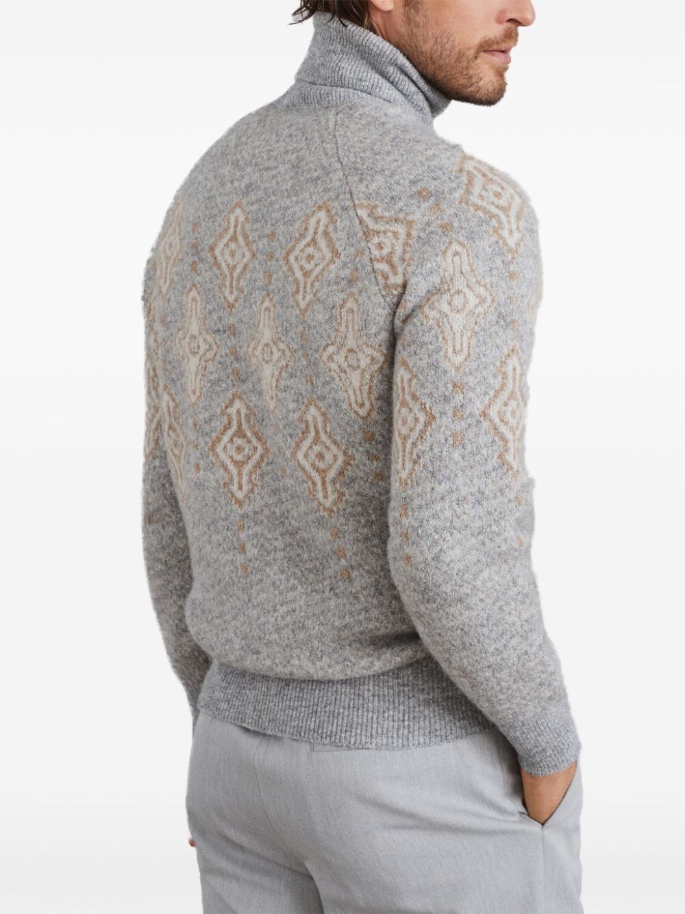 Brunello Cucinelli TURTLENECK SWEATER Size US XL / EU 56 / 4 - 6 Thumbnail