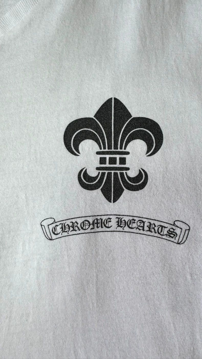 Chrome Hearts Chrome Hearts White V-Neck Short Sleeve Tee Size US M / EU 48-50 / 2 - 3 Thumbnail