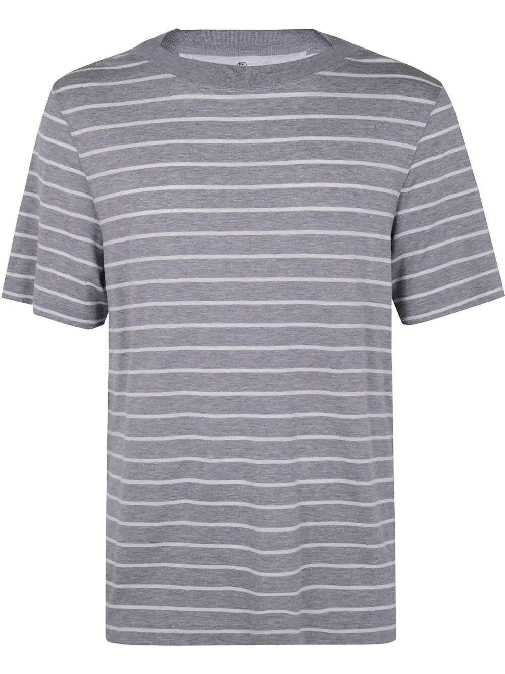 Brunello Cucinelli CLASSIC STRIPES TEE SHIRT Size US XL / EU 56 / 4 - 4 Thumbnail