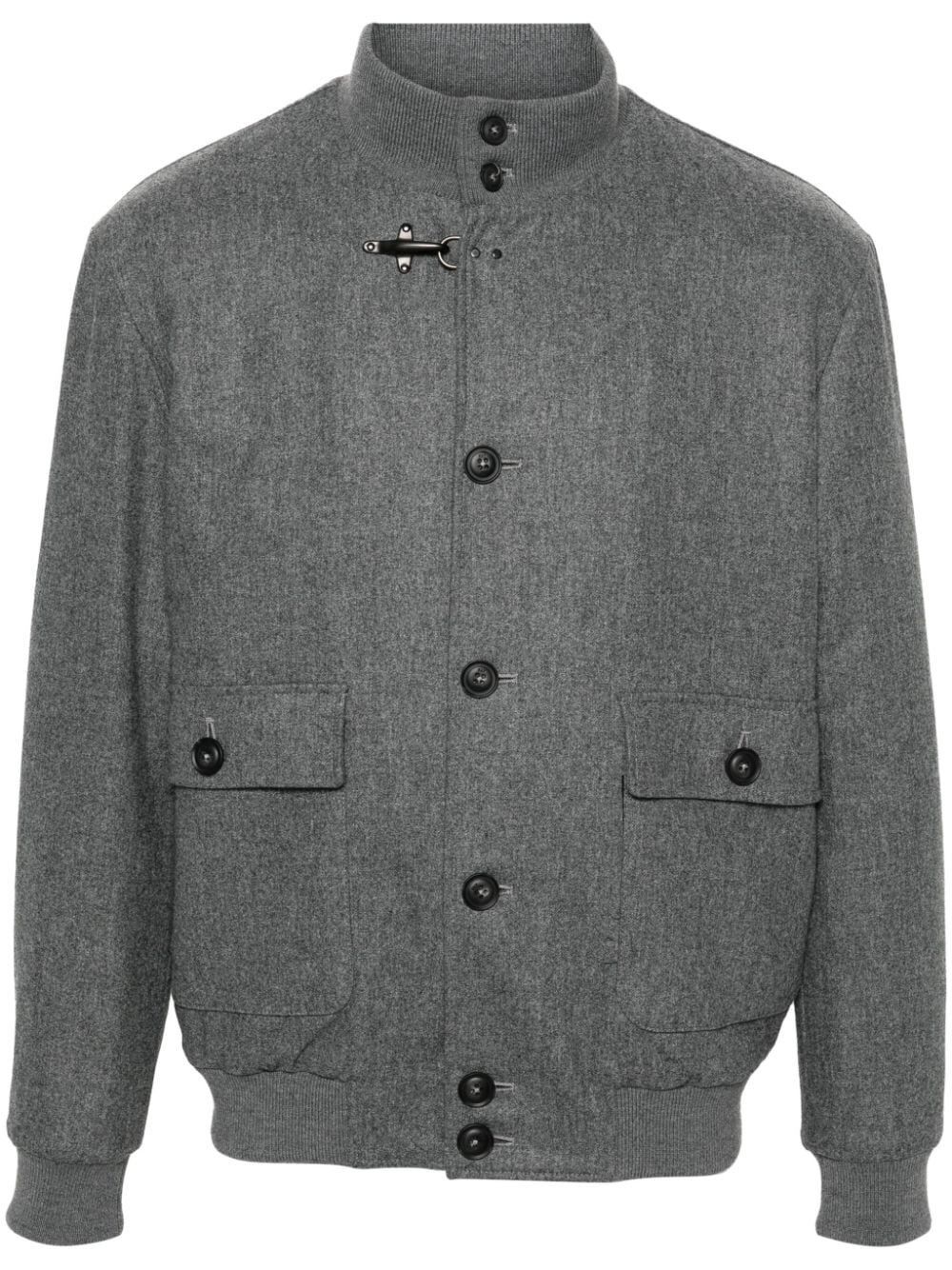 Fay BOMBER JACKET CARDED FLANNEL Size US XL / EU 56 / 4 - 4 Thumbnail