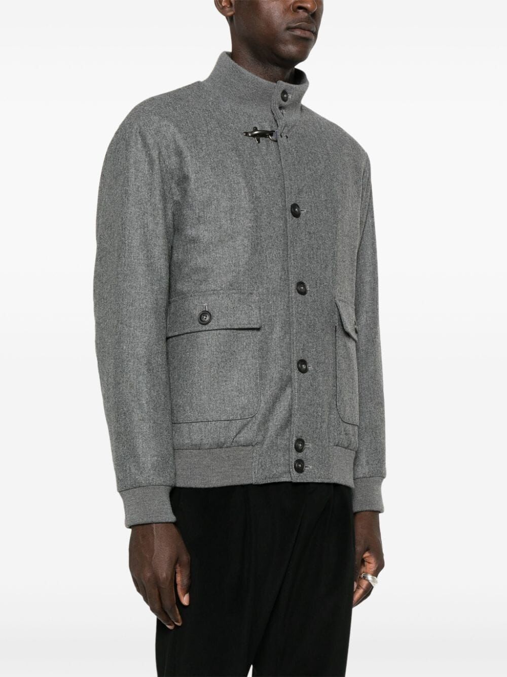 Fay BOMBER JACKET CARDED FLANNEL Size US XL / EU 56 / 4 - 5 Thumbnail